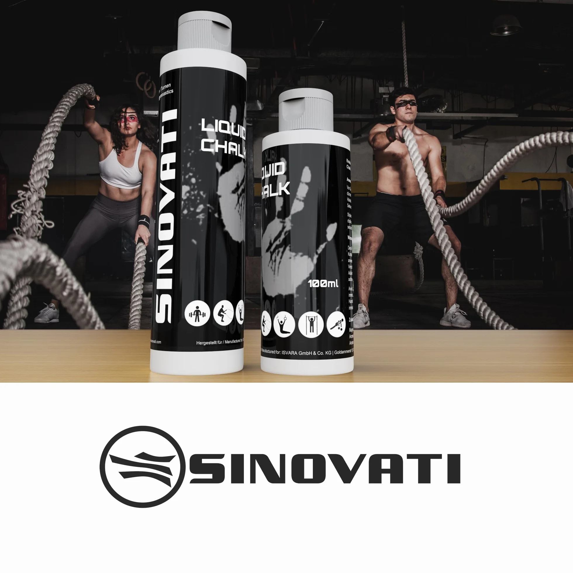 SINOVATI Liquid Chalk Gym Tiza líquida para escalada, boulder, pole dance, secado rápido