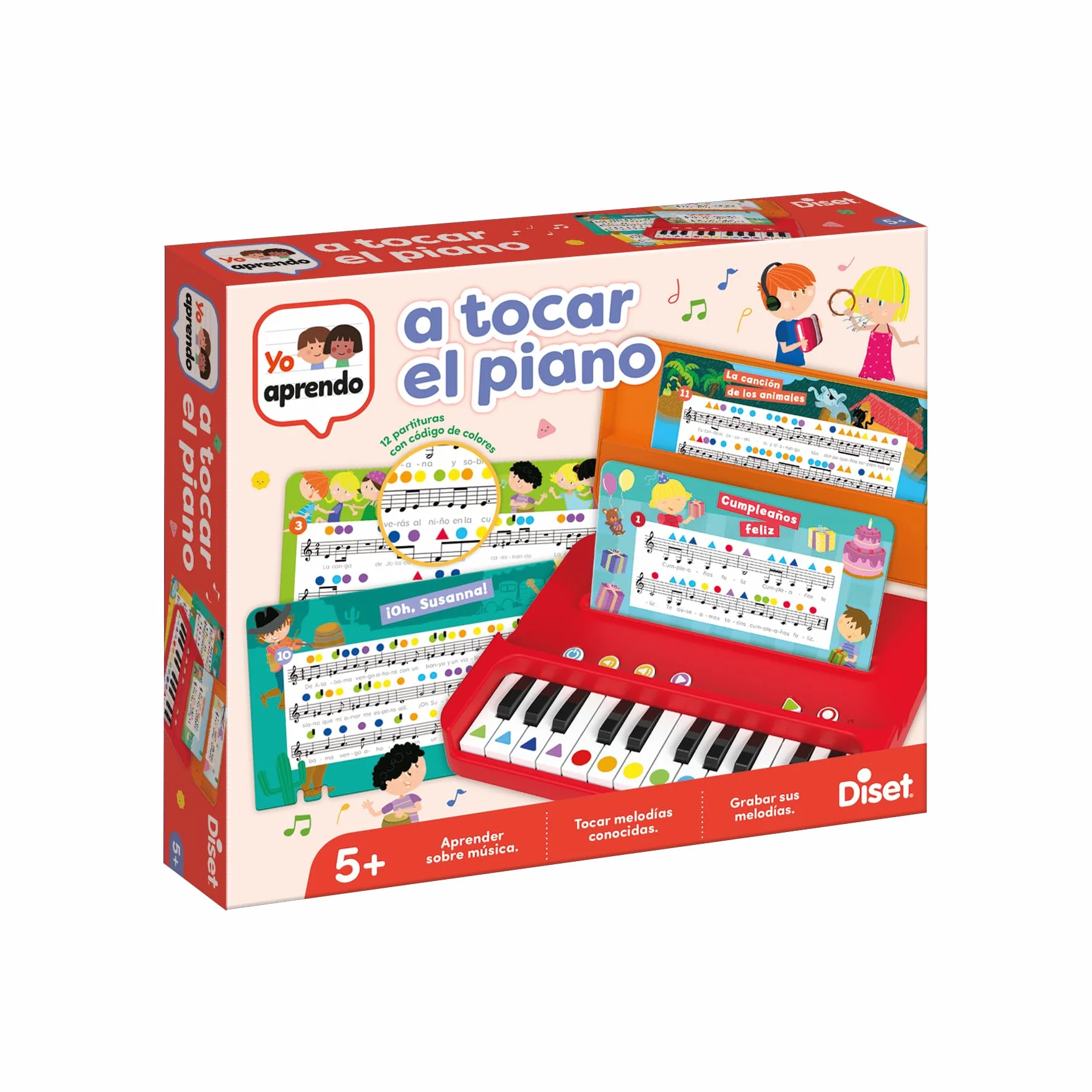 Diset - Yo aprendo a Tocar el Piano, Juego Educativo a Partir de 5 años