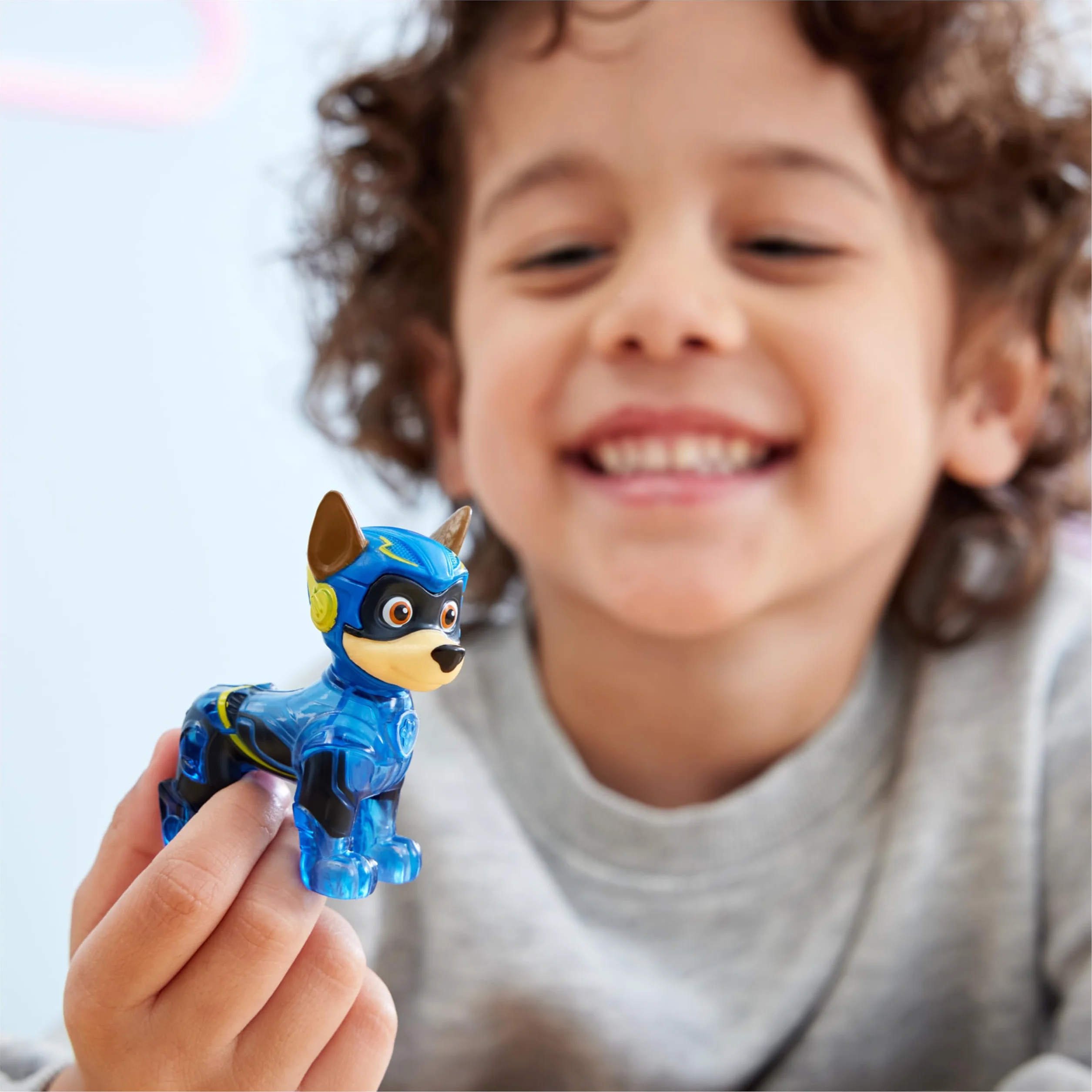 Paw Patrol Patrulla Canina Figura Chase Coche Juguete Luces Sonidos Superpelícula 3 Años+