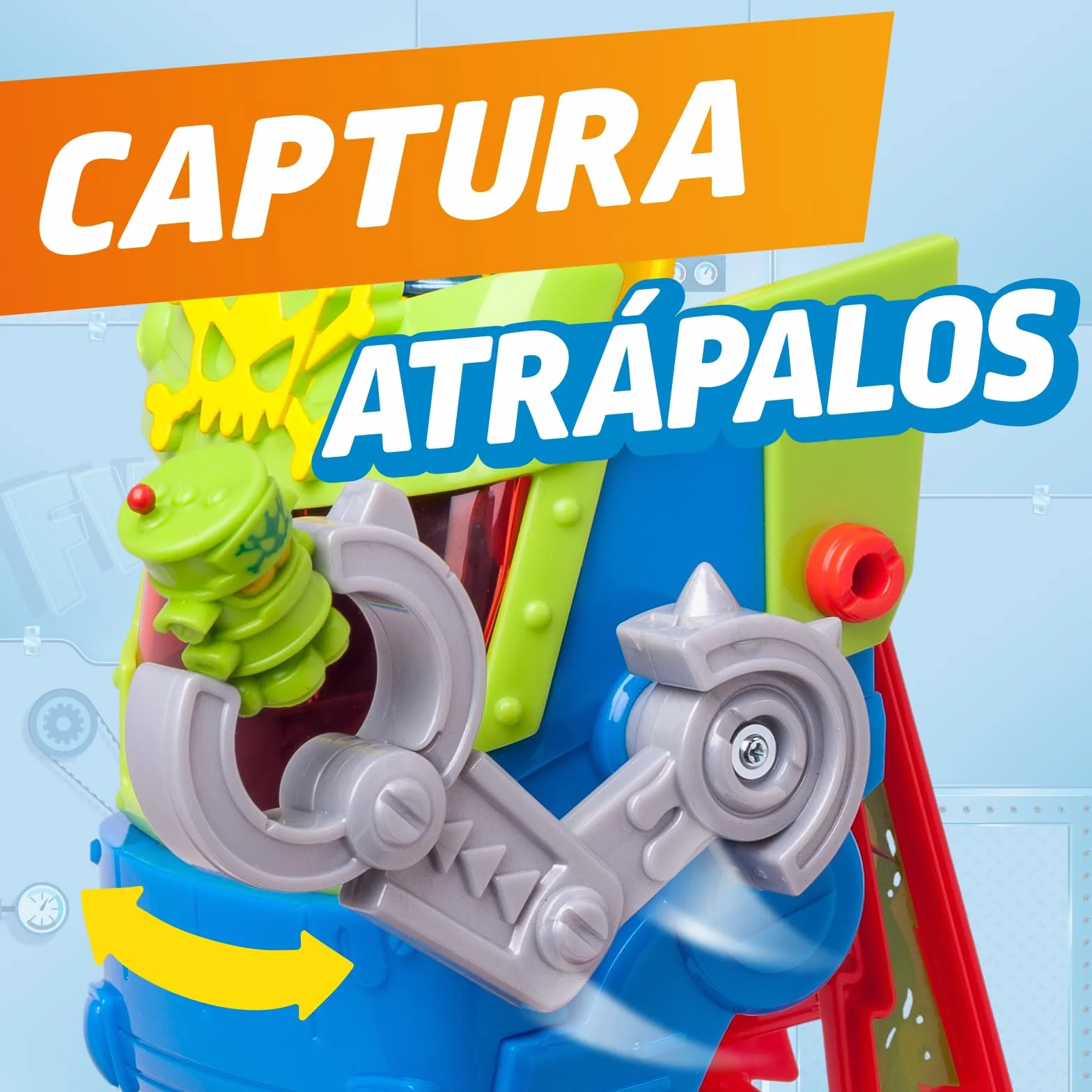SUPERTHINGS KAZOOM Power Mr. King Truck Camión Serie TV con Vehículo Figura Exclusiva Robotoxics