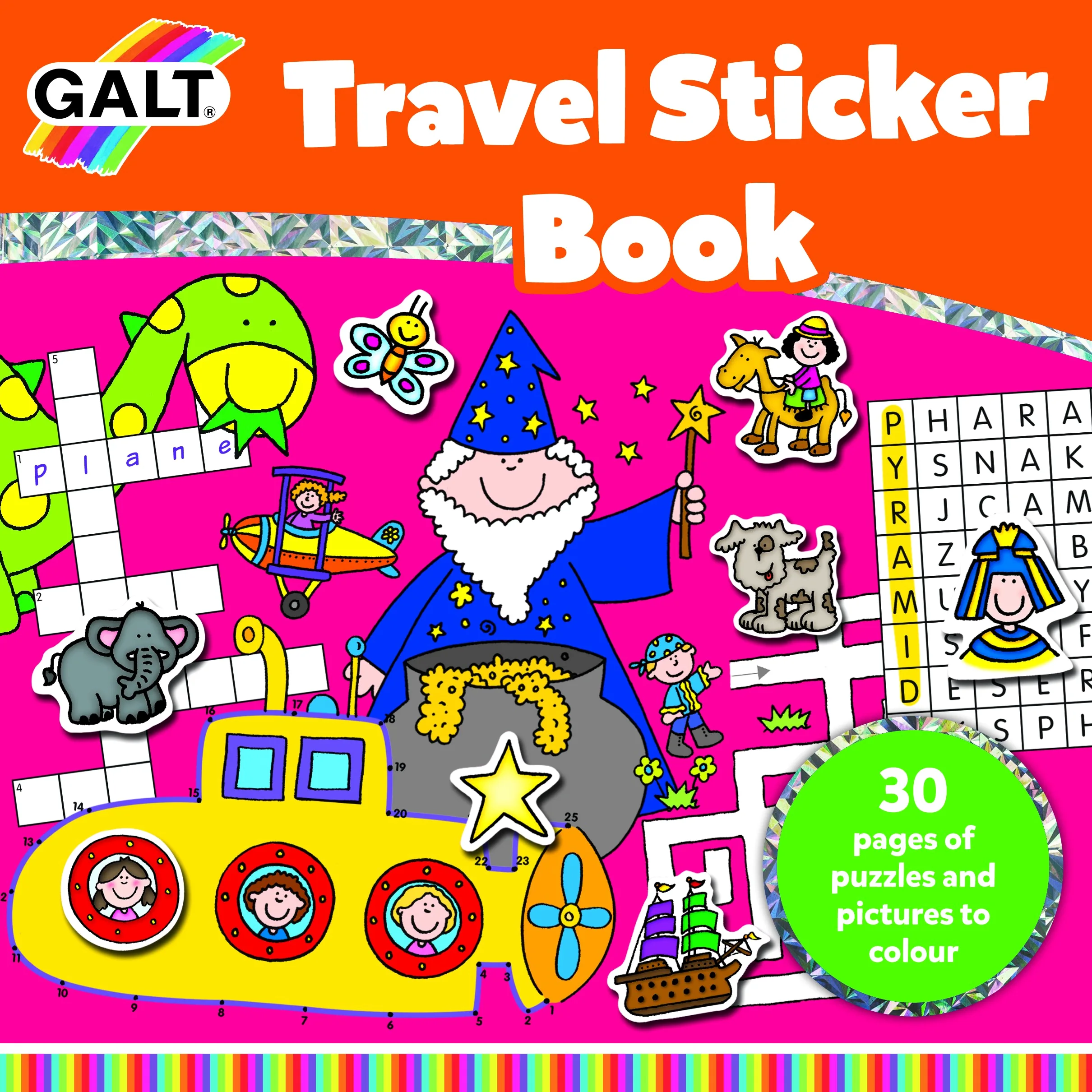 Galt Toys Libro de Pegatinas de Viaje