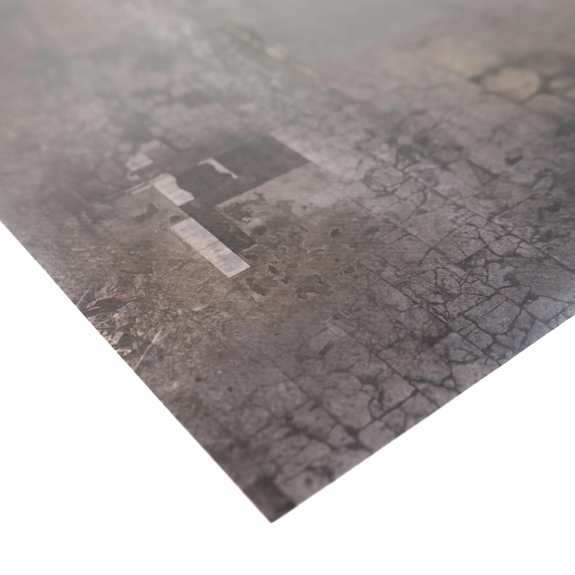 Alfombrilla para Wargaming Compatible con Warhammer 40K - 112 x 152 cm - Ciudad destruida