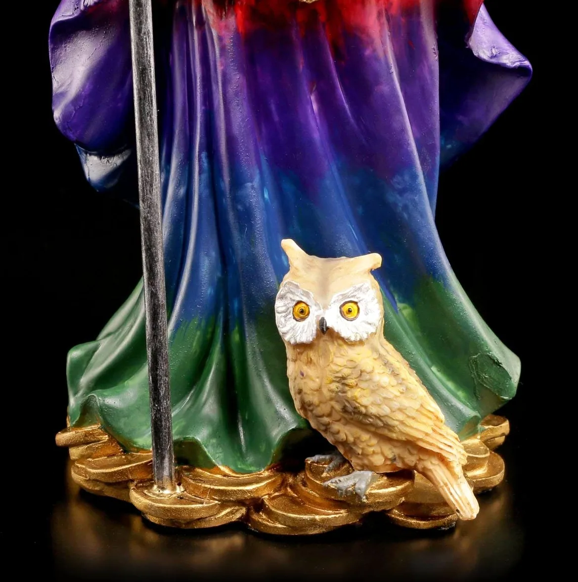 Santa Muerte Figura Colores del Arco Iris - la Santisima Muerte - Reaper Segador