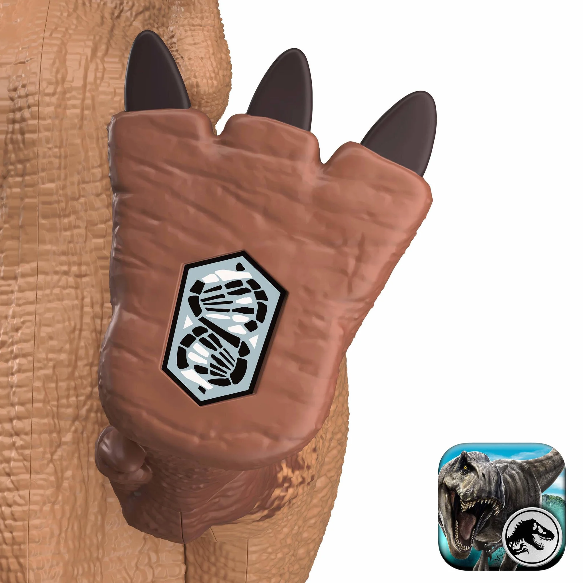 Mattel Jurassic World Grandes embestidas Gorgosaurio Grande Juguete de Figura de Dinosaurio con 2 Funciones de Ataque y evolución, Juego Digital, JKL86