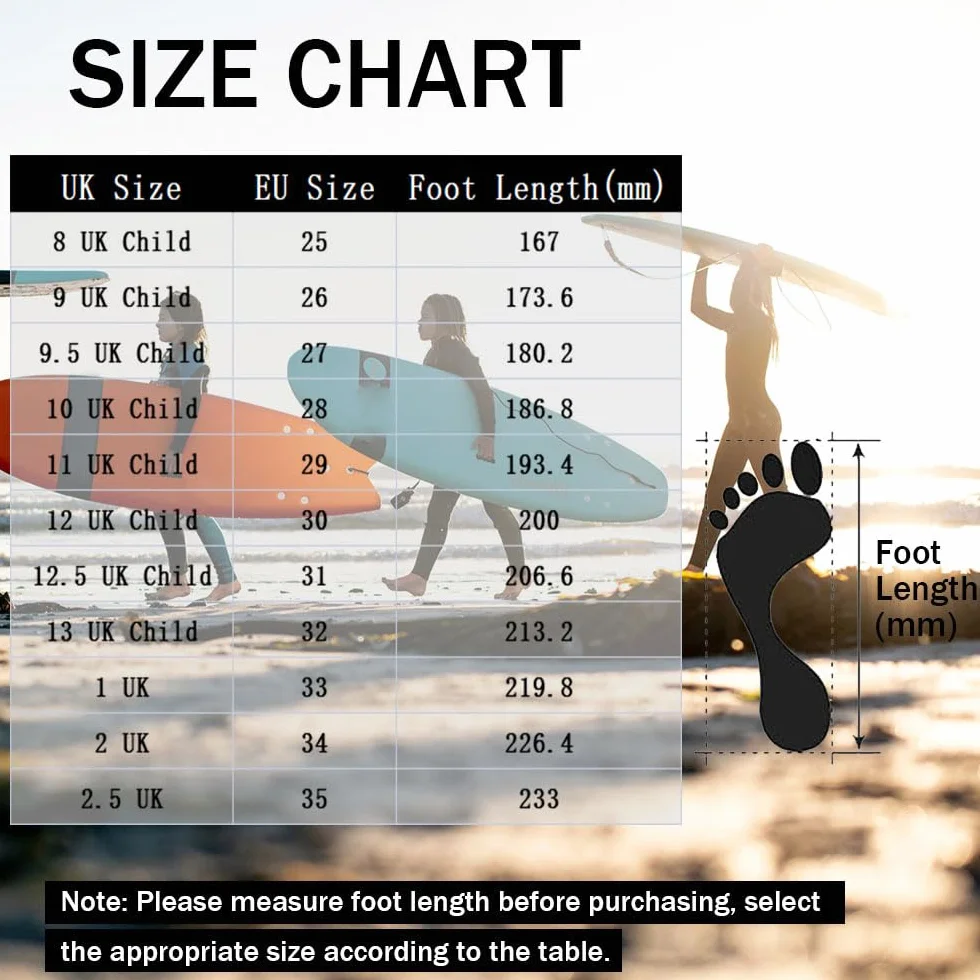 Mateju Zapatos de Agua Niño Niña Escarpines Natación Verano Antideslizantes Secado Rápido Surf Snorkel