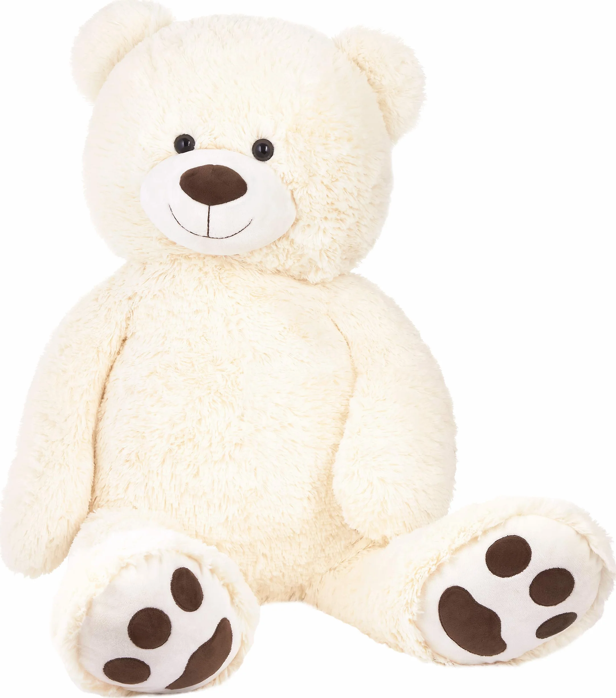 BRUBAKER Peluche Gigante XXL 100 cm Blanco Osito