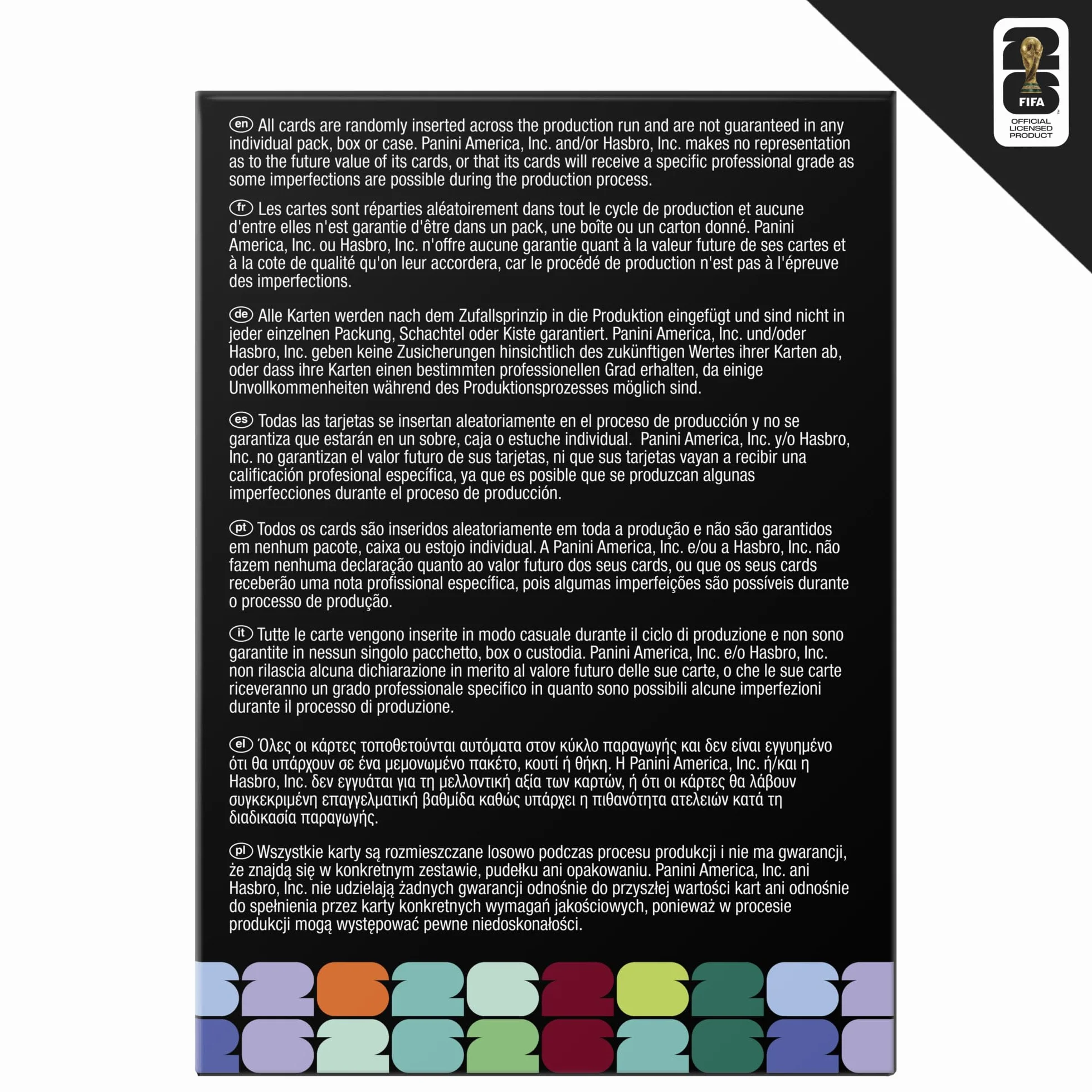 Monopoly Panini Prizm FIFA Copa Mundial Caja de Cartas Coleccionables Estrellas y Leyendas