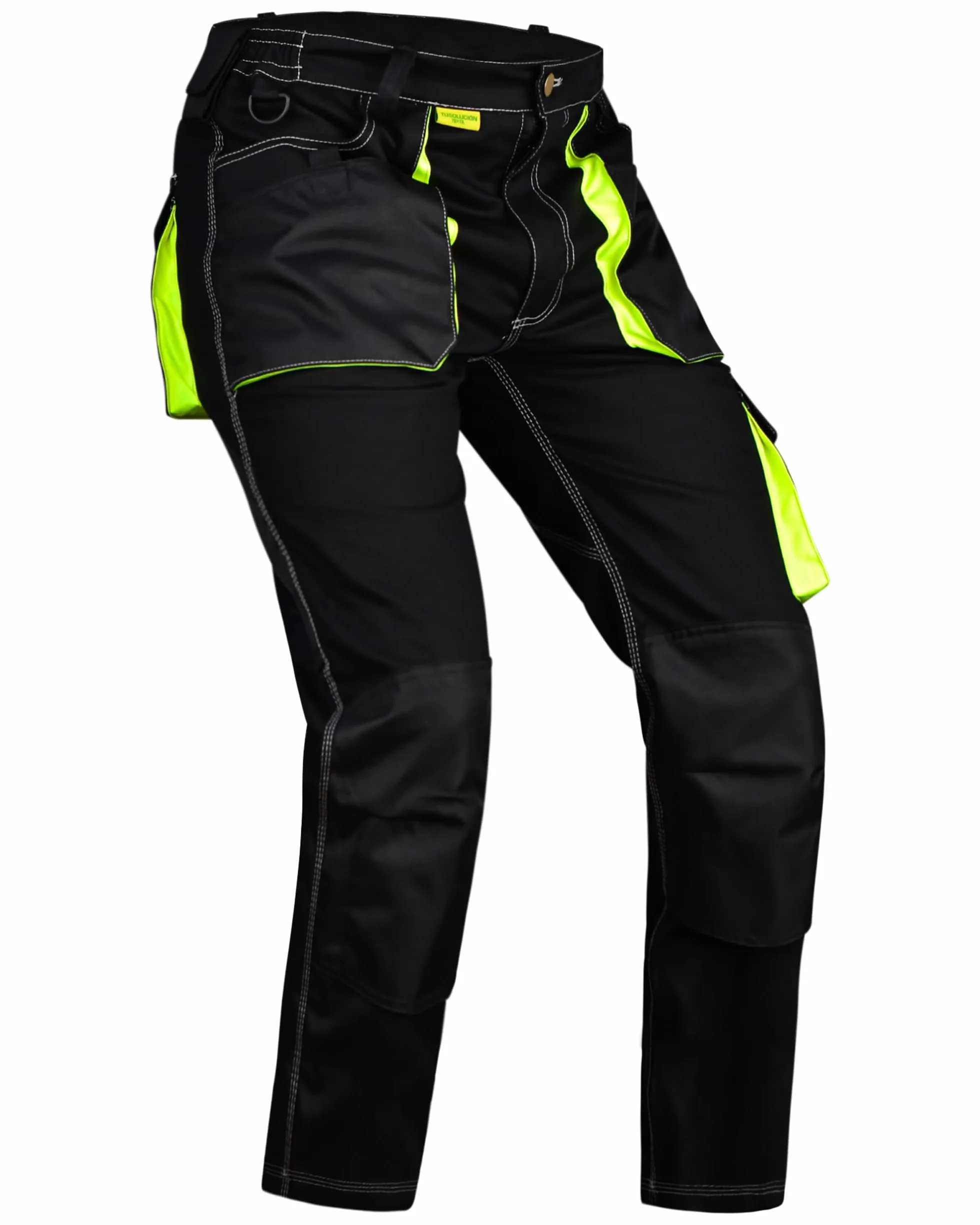 Pantalón de Trabajo Cargo Multibolsillos con Bolsillos de Rodilleras para Hombre