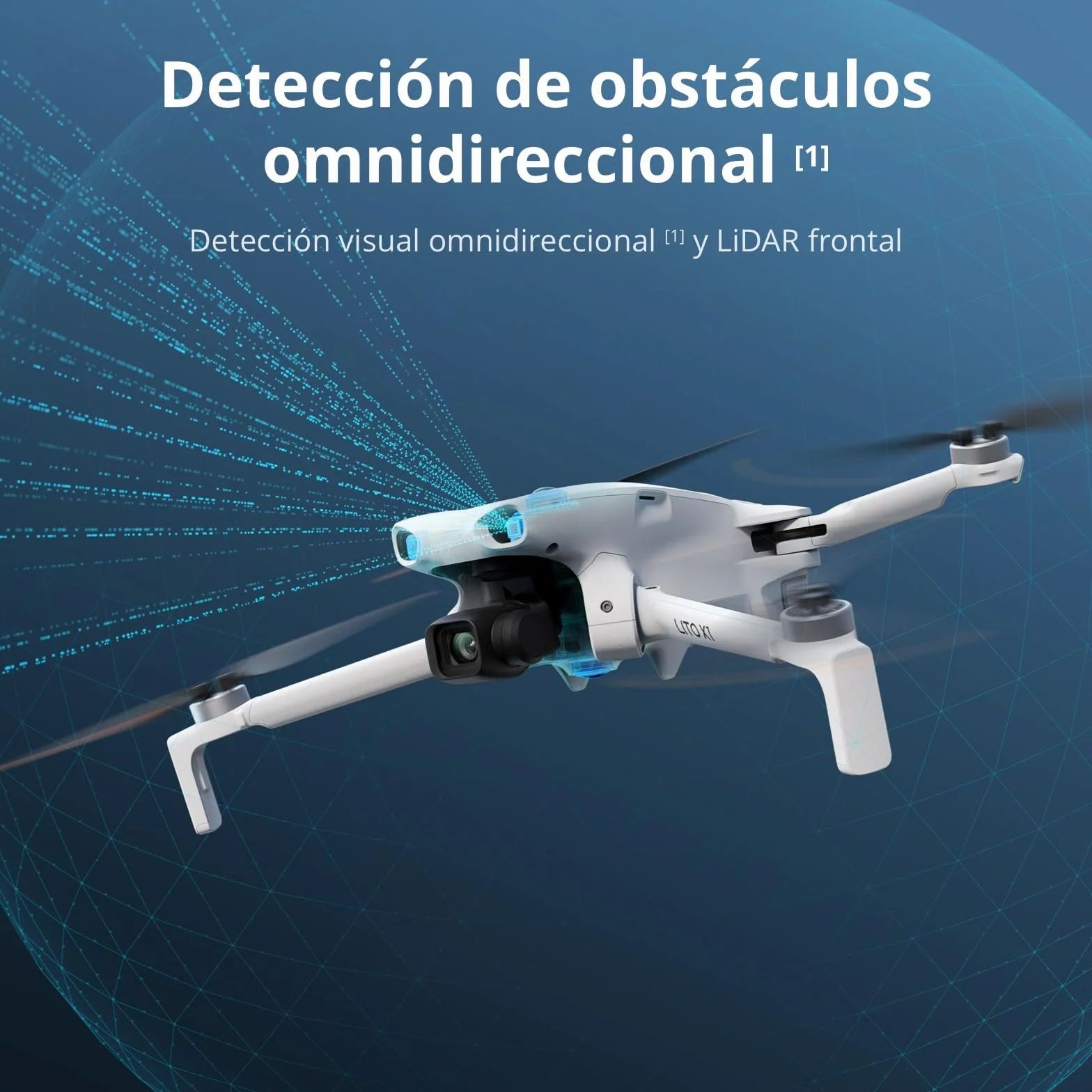 Pack DJI Lito X1 Dos Baterías con DJI RC-N3, dron con cámara 4K fácil de usar para principiantes, detección de obstáculos, ActiveTrack, sensor de 1/1.3 pulgadas, ligero para adultos, C0