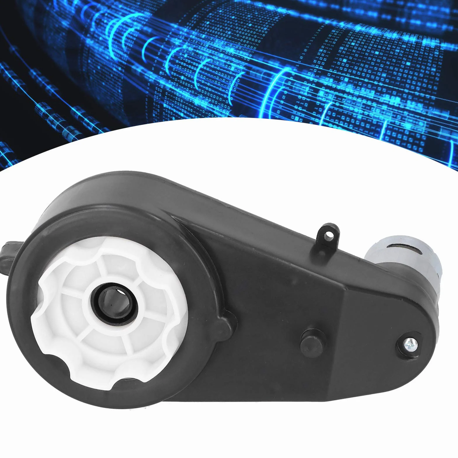 Caja de Cambios Eléctrica 24V 18000 RPM,Caja de Cambios de Motor con Engranajes Metálicos para Coches Eléctricos Infantiles,Piezas de Repuesto para Niños,Accesorio de Taller para Reparaciones Rápidas