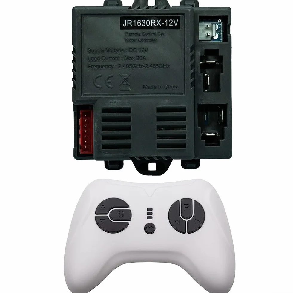 2 mandos a distancia 4G para JR1630RX 12V receptor de coche eléctrico adecuado para modelos infantiles (receptor)