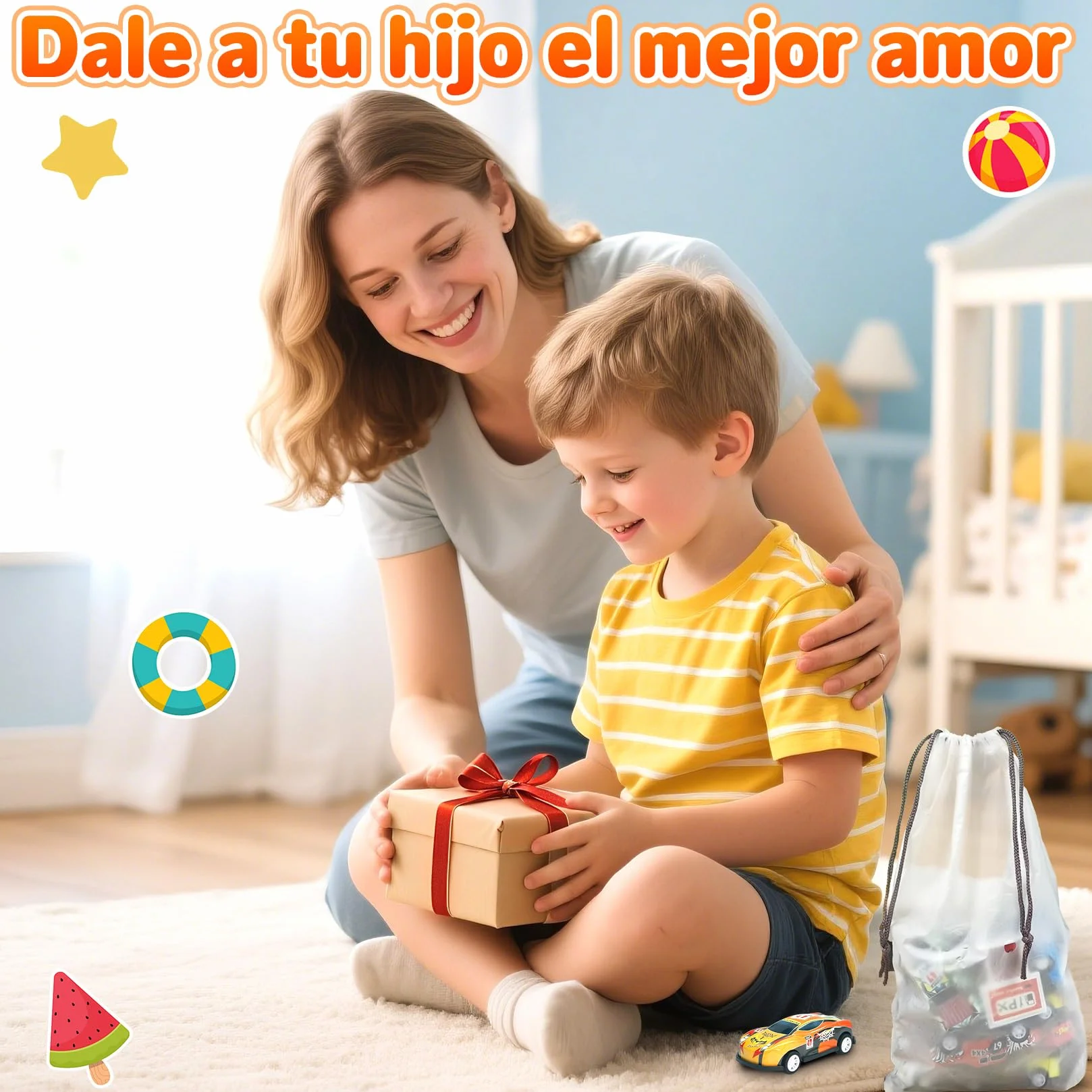 Coches para Niños, Juguete Coche de Carreras, 22 Pack Micromachines de Retroceso de Metal con 8 Obstáculos, Mini Racers Cars Juguetes 3 4 5 6 7 8 Años, Navidad Cumpleaños Fiesta Regalos