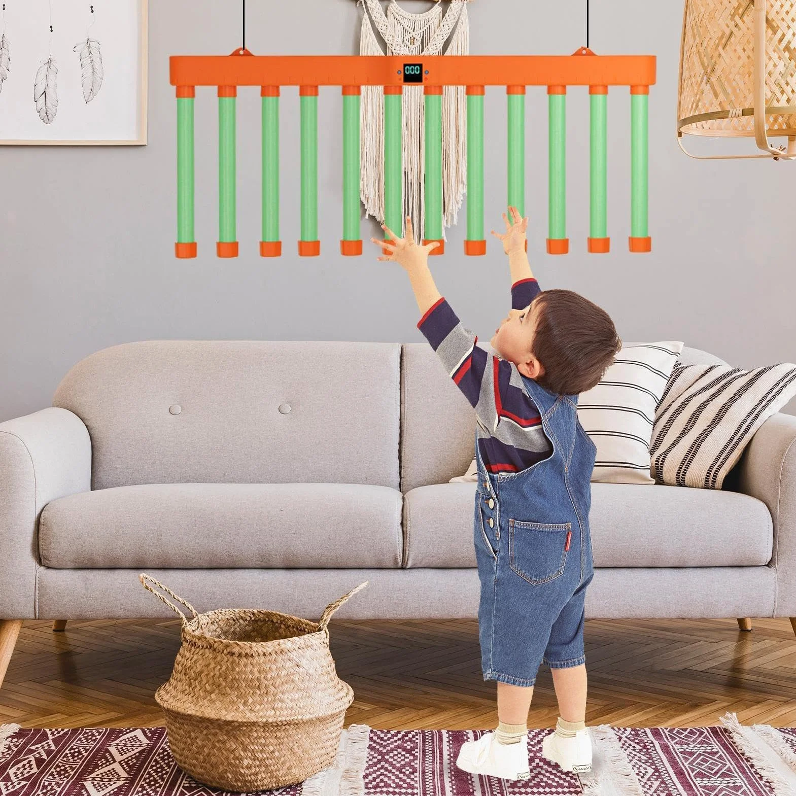 Palos Que Caen interactivos, Juego de Captura de 3 velocidades Ajustables, Juegos de coordinación -Mano, Juego de reacción con caído para niños y Adultos
