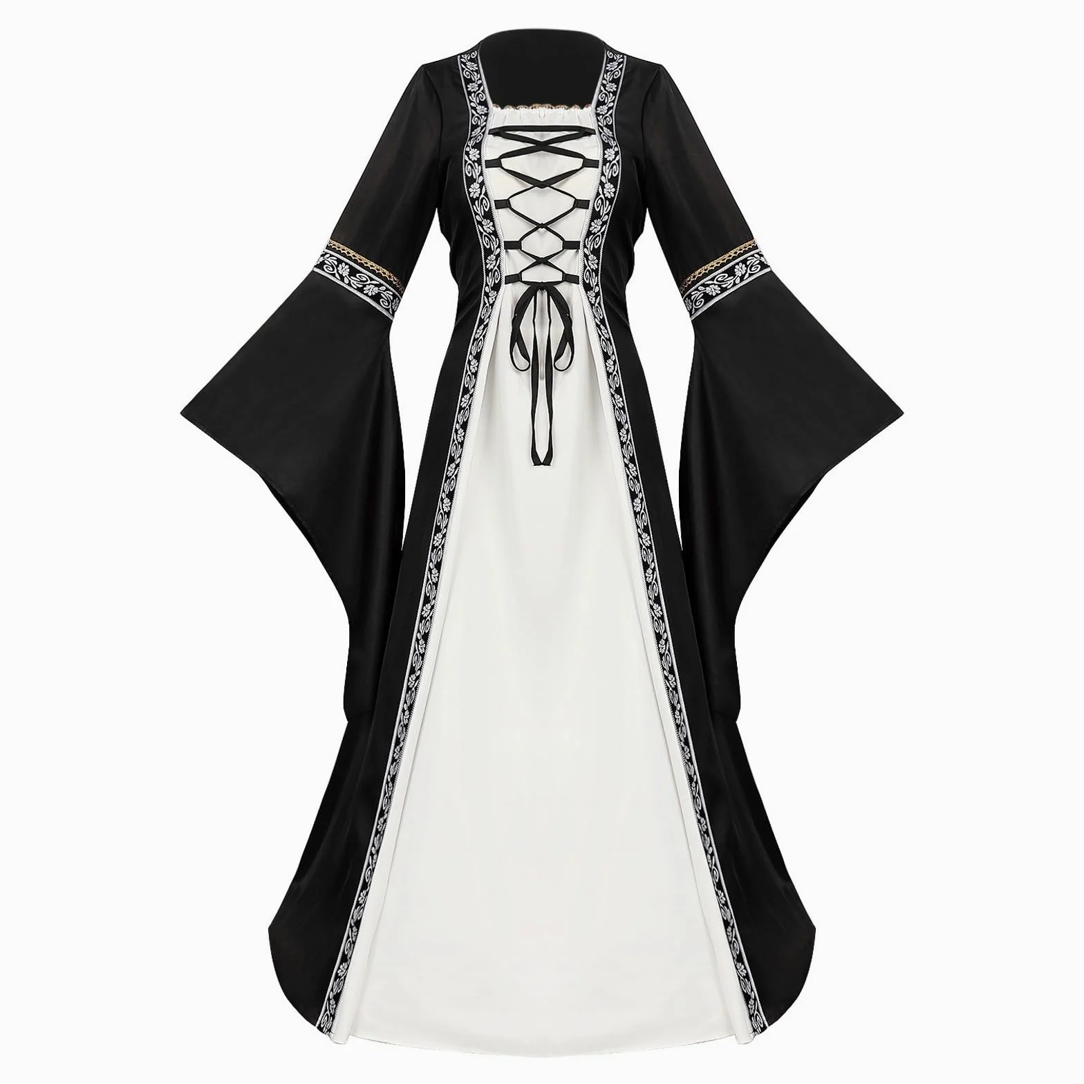 Disfraz Mujer Vestido Medieval Vikingo Vestidosfalda Victoriana Traje Bruja Medievales Victoriano Trajes Hechicera Ropa Talla Guerrera Vestidos Dress Adulto