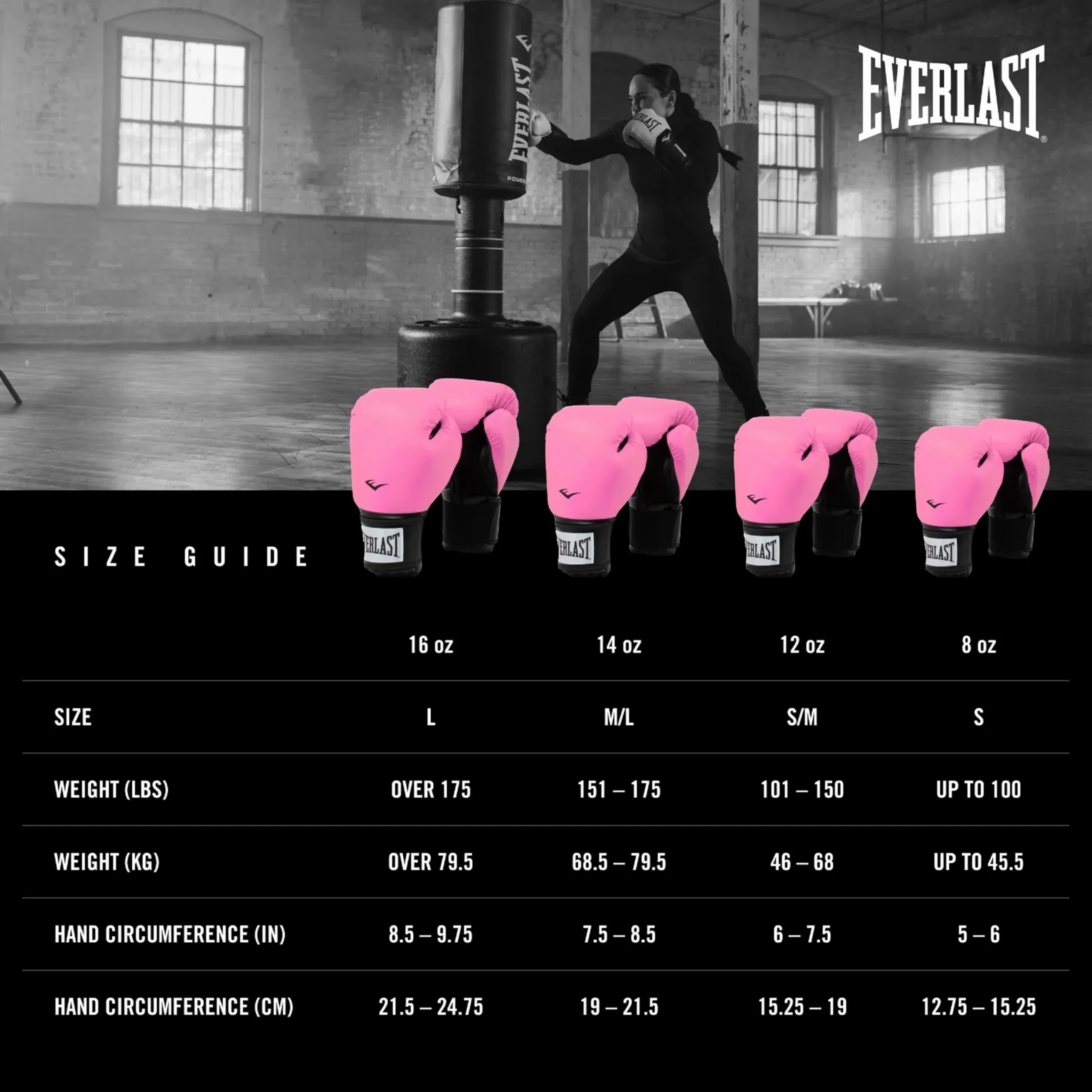 Everlast Pro Style 2 Guantes de boxeo para adultos