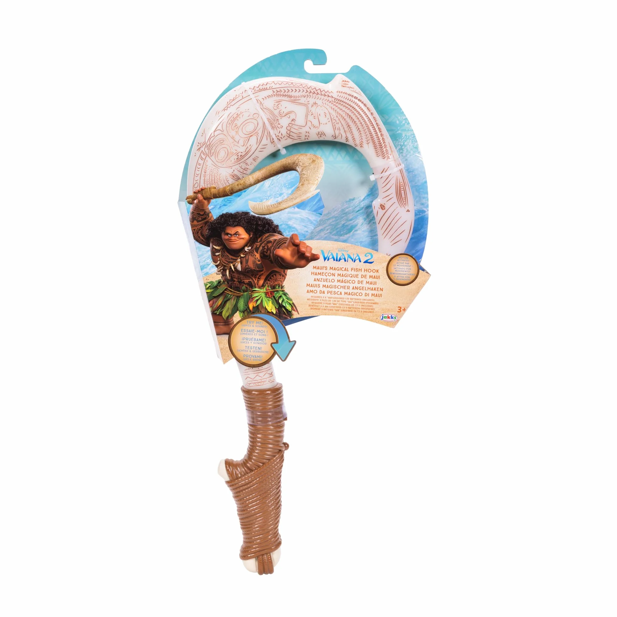 Disney Moana 2 Maui Magical Fish Hook Jakks Pacific Juegos de rol Oficial