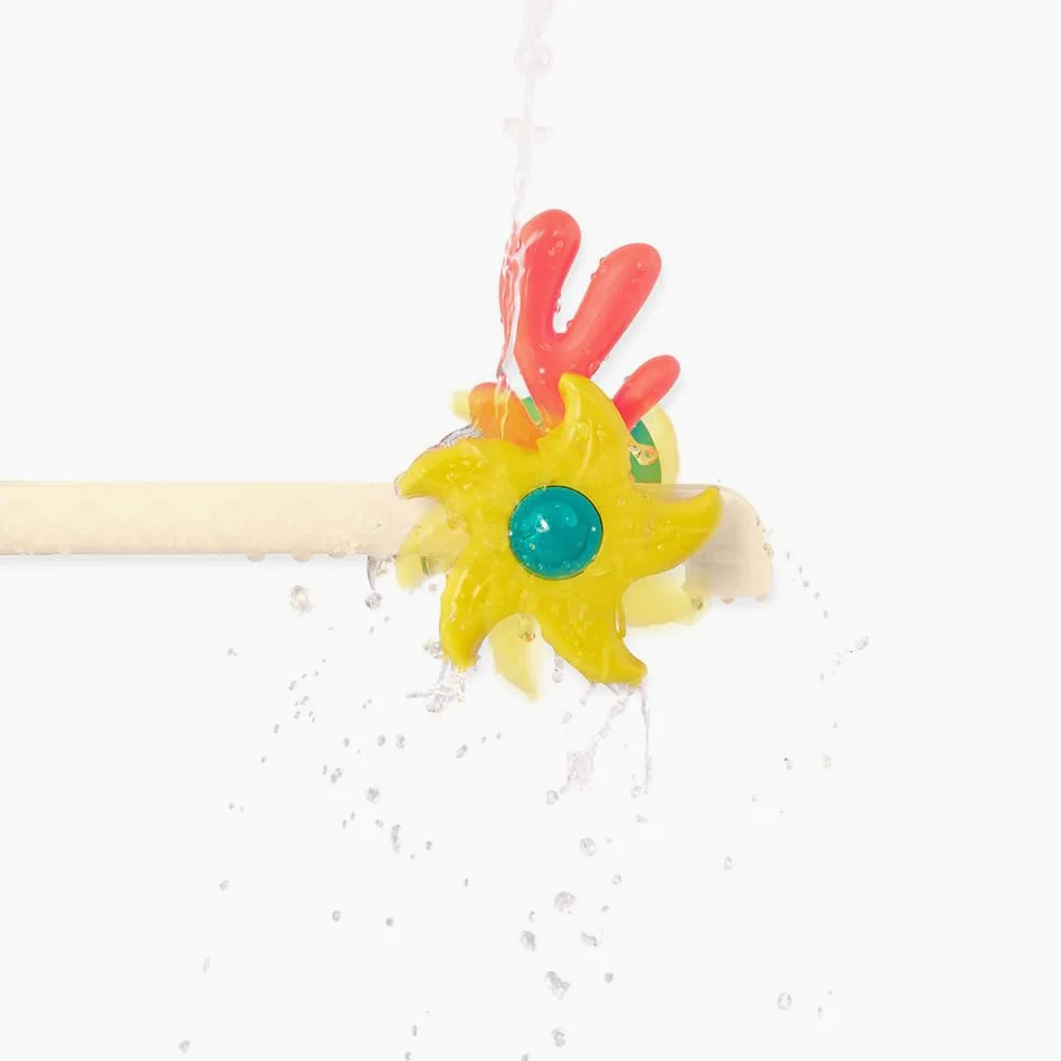 B. toys - Juguete Bomba de Baño - Juego acuático Submarino - 2 Modos de Bombeo (batería + Manual) - Taza de Goteo, hileras y Engranajes - 10 Meses +