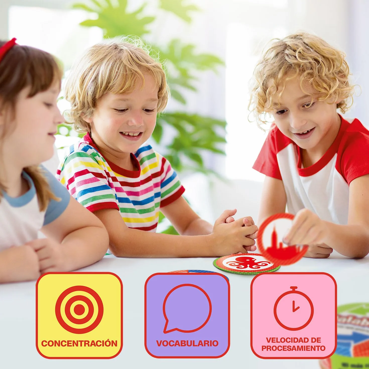 Ludilo - Palabrea | Juegos De Mesa Niños 6 Años O Más | Juegos Educativos 6 Años O Más | Juego Cartas Niños 10 Minutos De Duración | Juego De Mesa De 2 A 5 Jugadores | Regalos para Niños