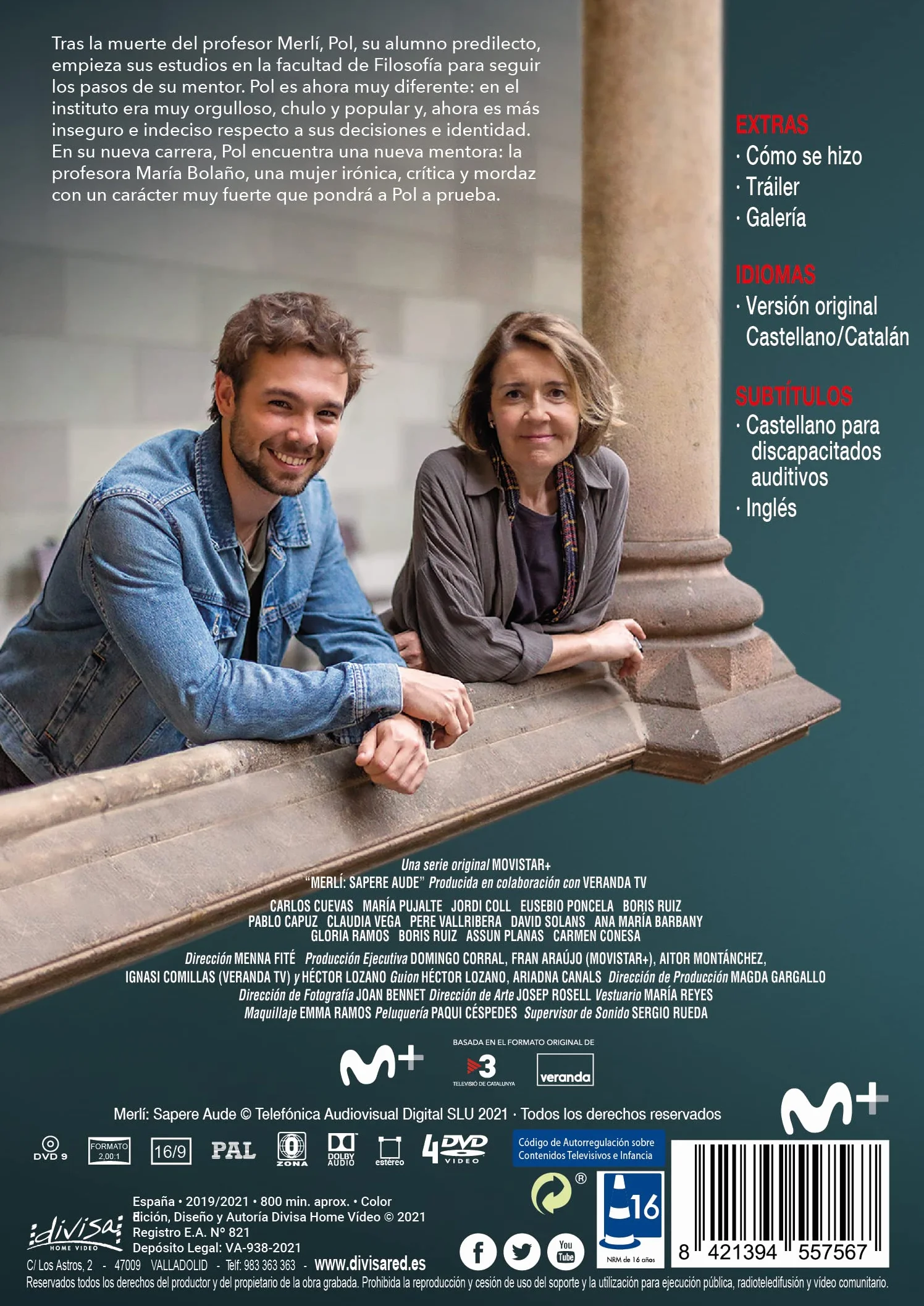 Merlí: Sapere Aude (Serie completa - 4 discos) (DVD)