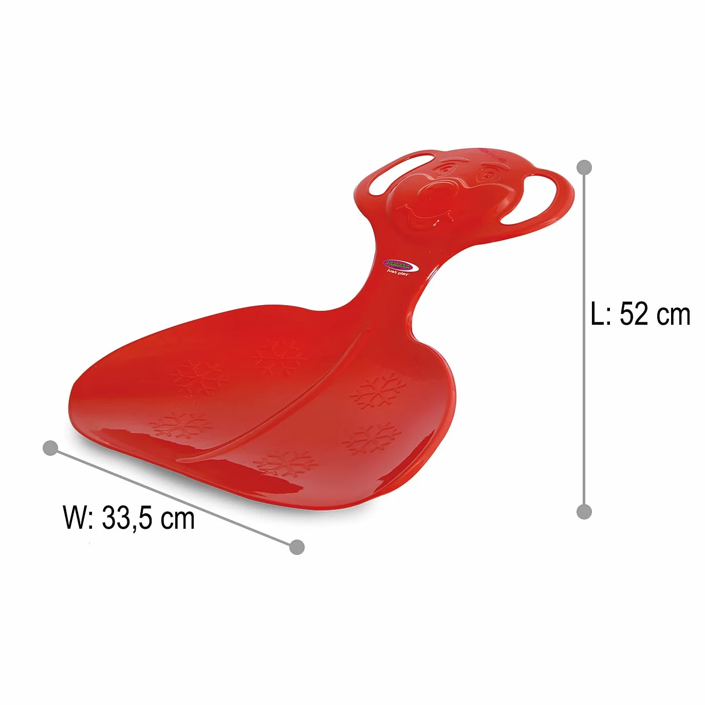 Jamara 460372 Trineo, Rojo