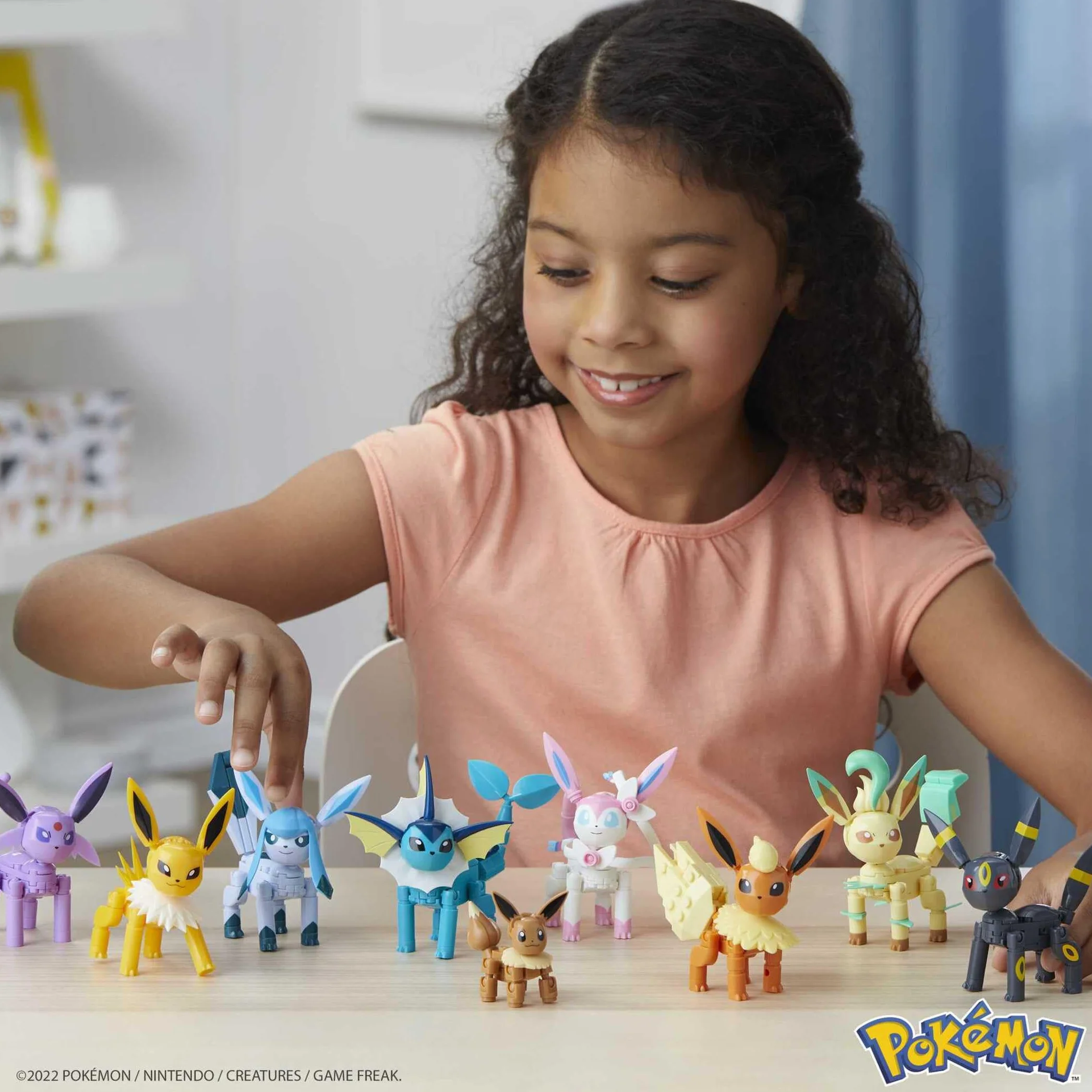 Mega Construx™ Pokémon™ Pack de evoluciones Eevee, juguete de construcción niños +6 años (Mattel GFV85)