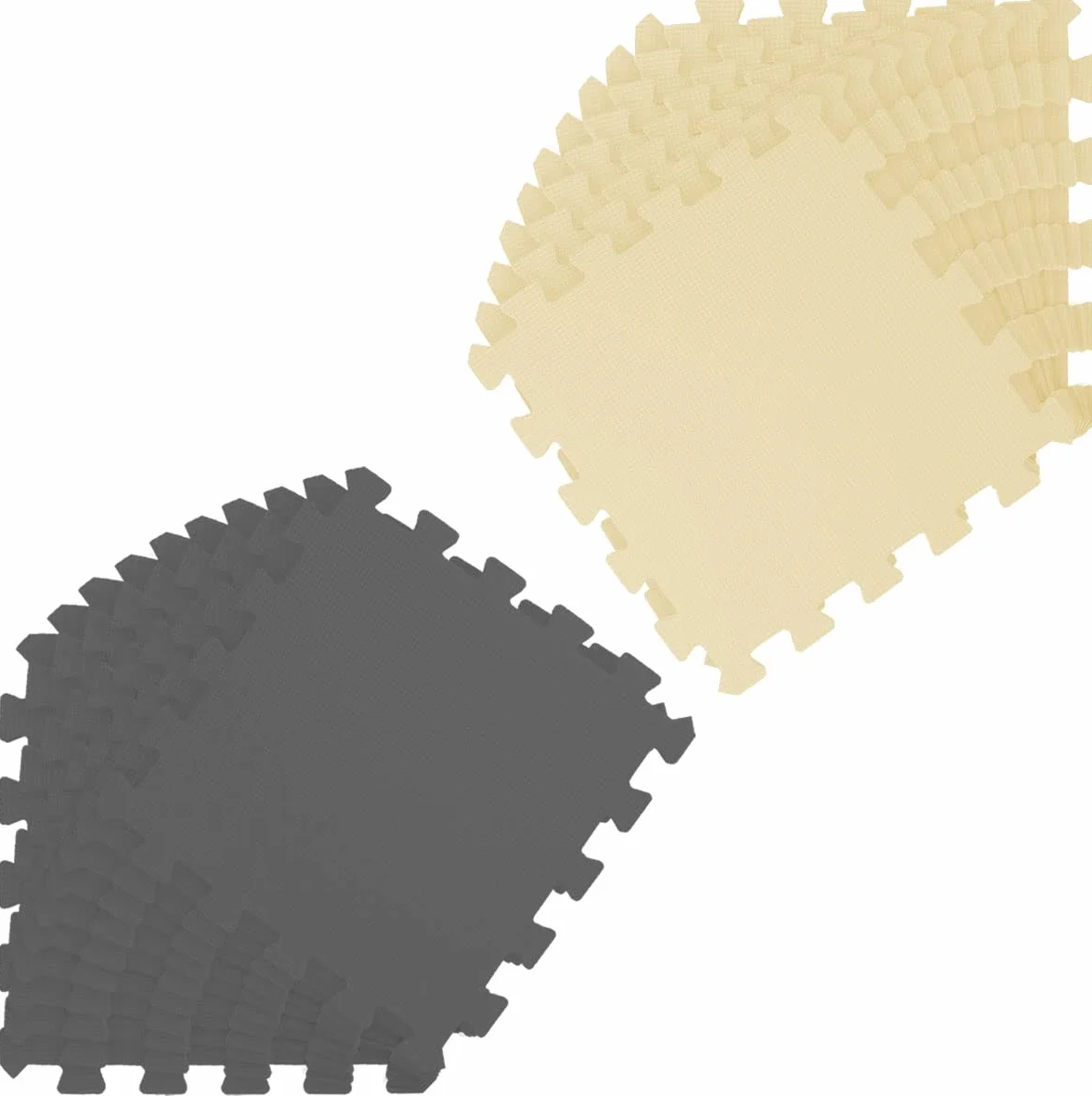 LittleTom 18 Piezas Alfombra Bebé 30x30 Colchoneta Espuma EVA Puzzle Antideslizante