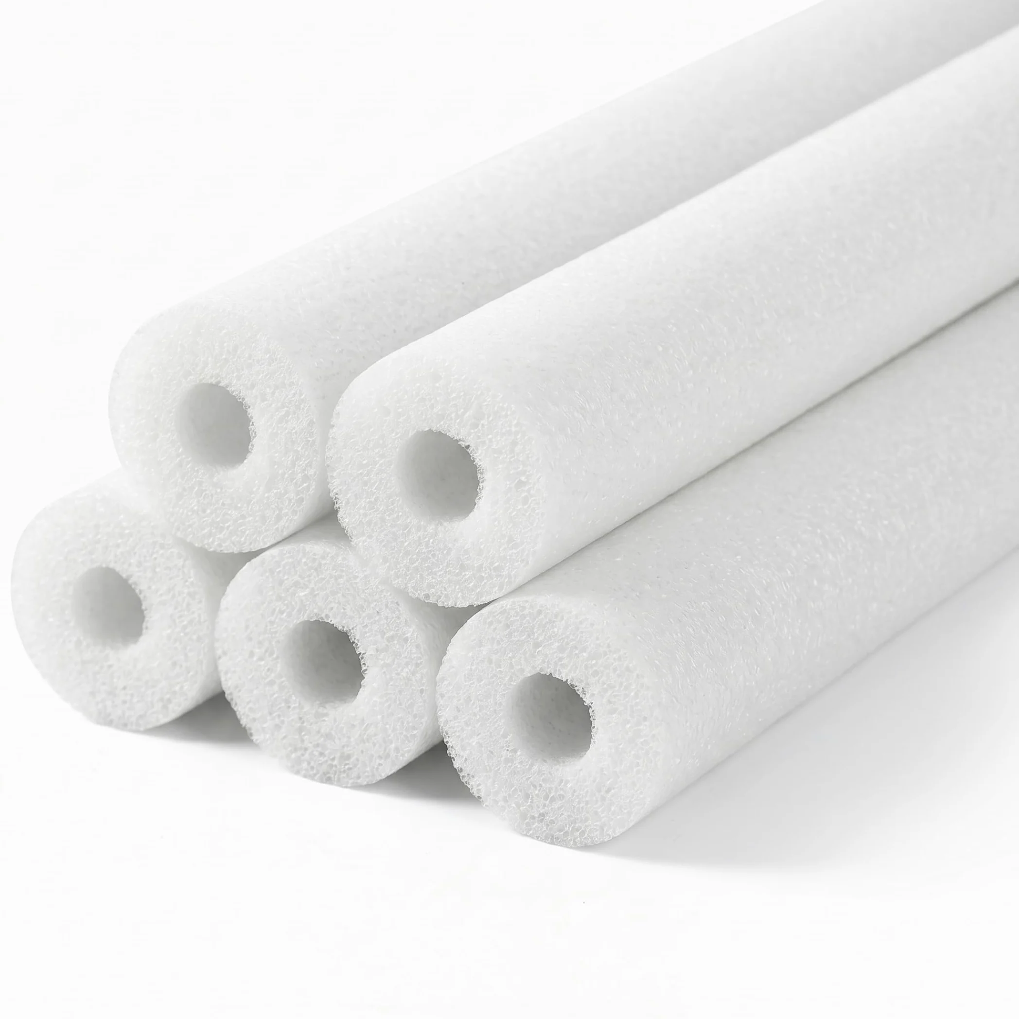 Jumbo Pool Noodle 5 Piezas Claro Blanco 59 Pulgadas | Construcción hueca liviana, segura para niños, para diversión en la piscina de verano