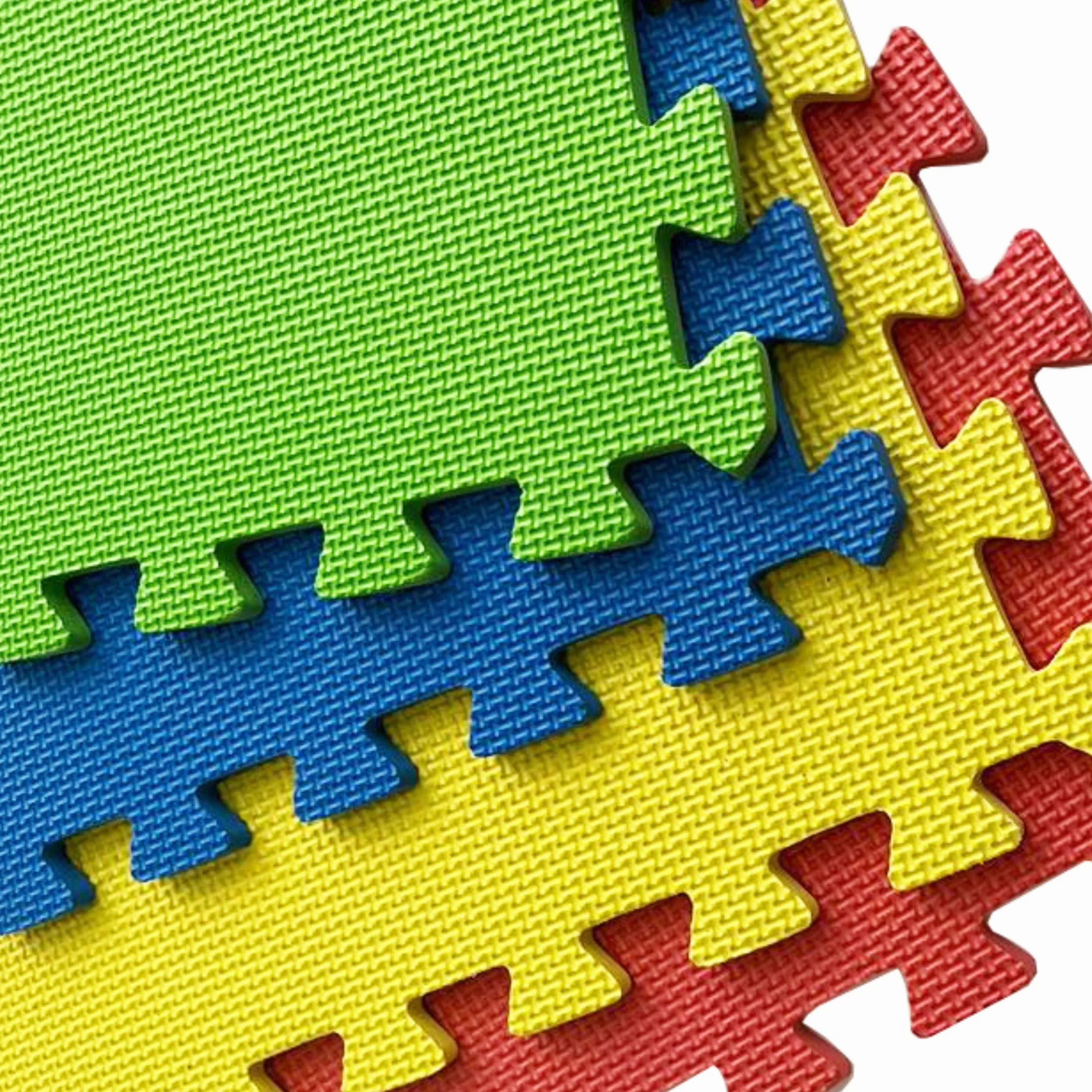 SUELOSPORT Alfombra Puzzle para Bebés y Niños Acolchada, Tapete Juego Infantil 60x60cm, Manta Juegos Gateo Bebes, Colchoneta para Jugar en el Suelo, Tapete Actividades - 12 Piezas (4,32 m²)