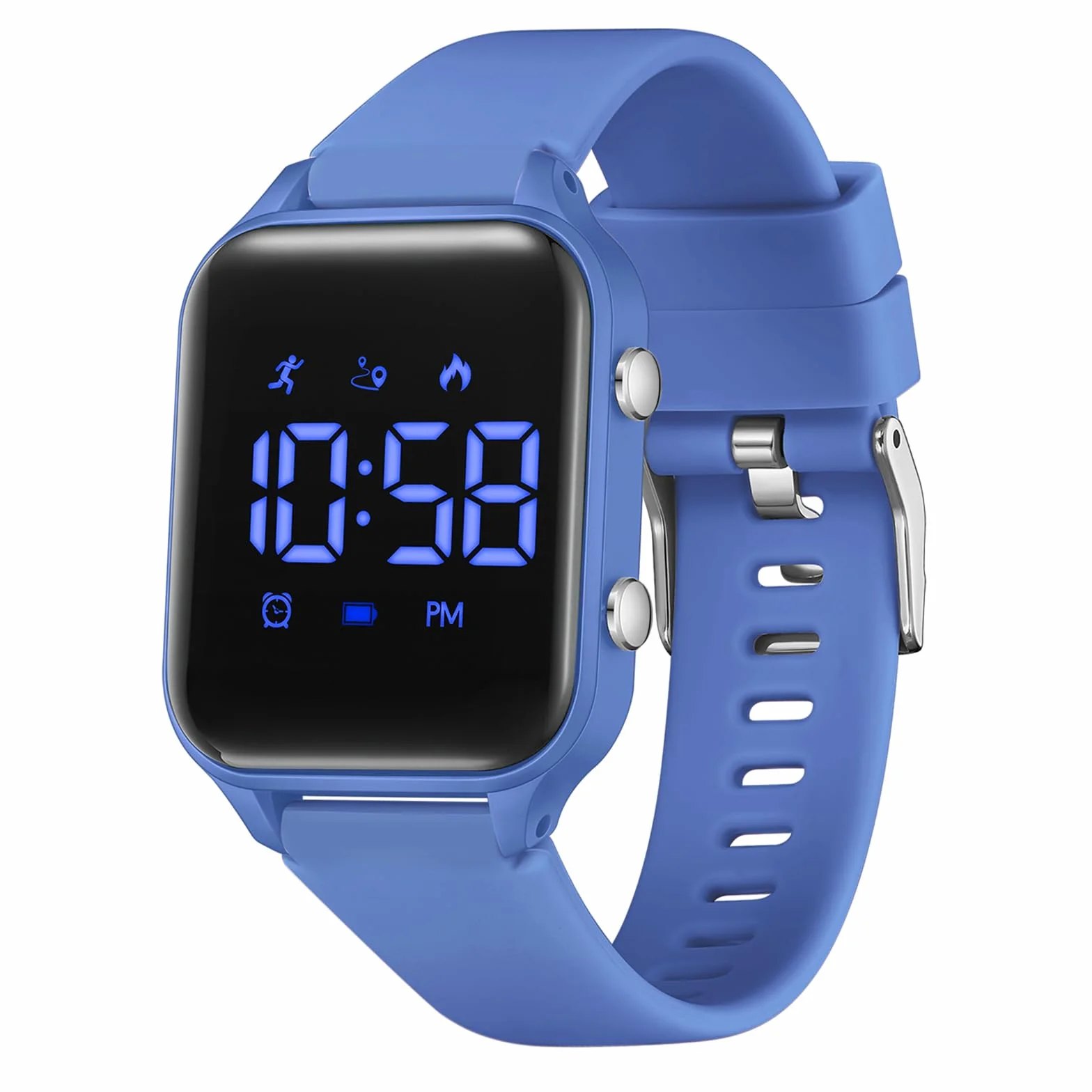 Timever Reloj Digital Deportivo para niños y niñas con Podómetro, Despertador, Cronómetro, Luz, Fecha, Correa de Silicona