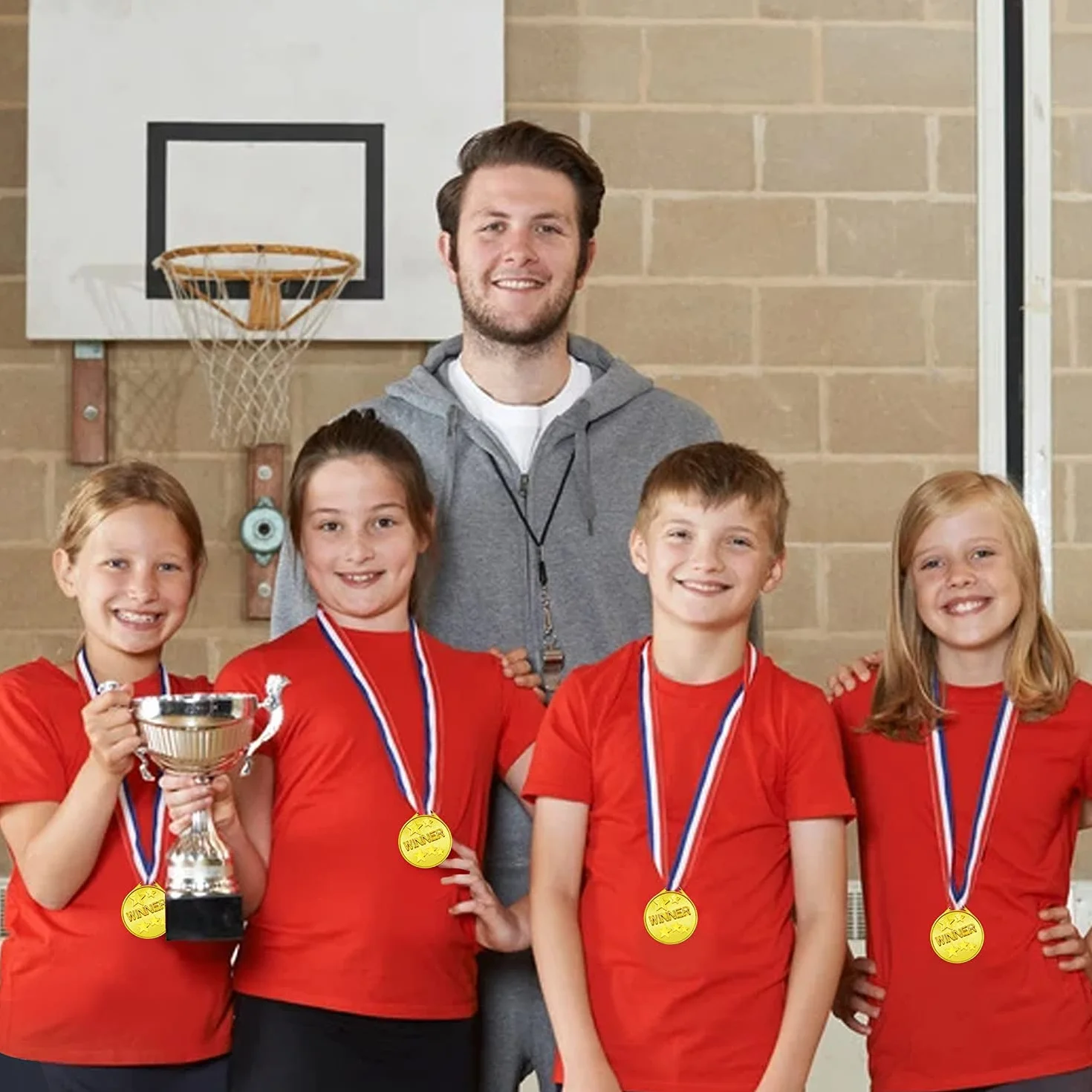 OWill 12 Piezas Medallas Niños con Cinta para Juegos Deportivos y Fiestas