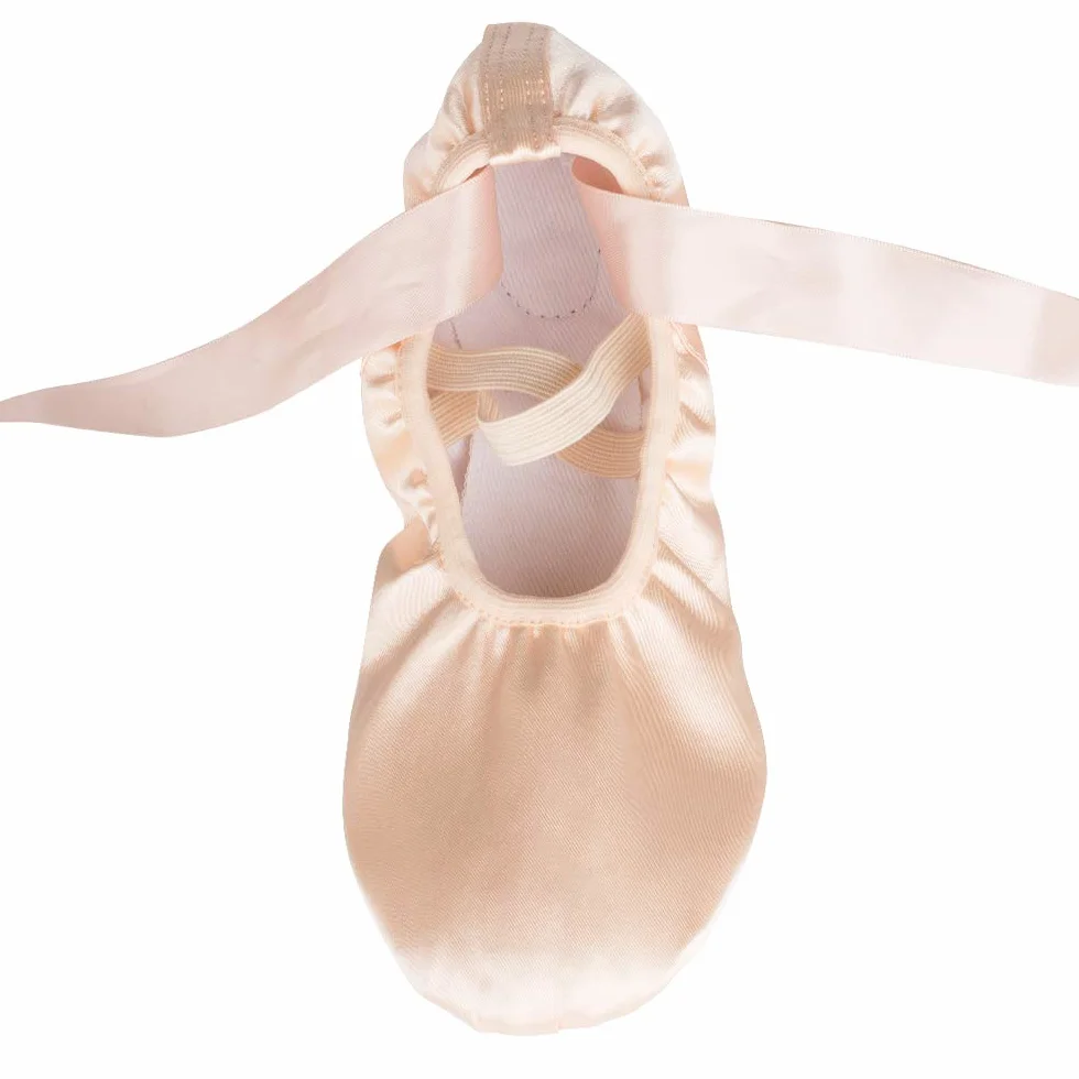 Bezioner Zapatillas de Ballet Suela Partida Satín Zapatos de Danza y Gimnasia