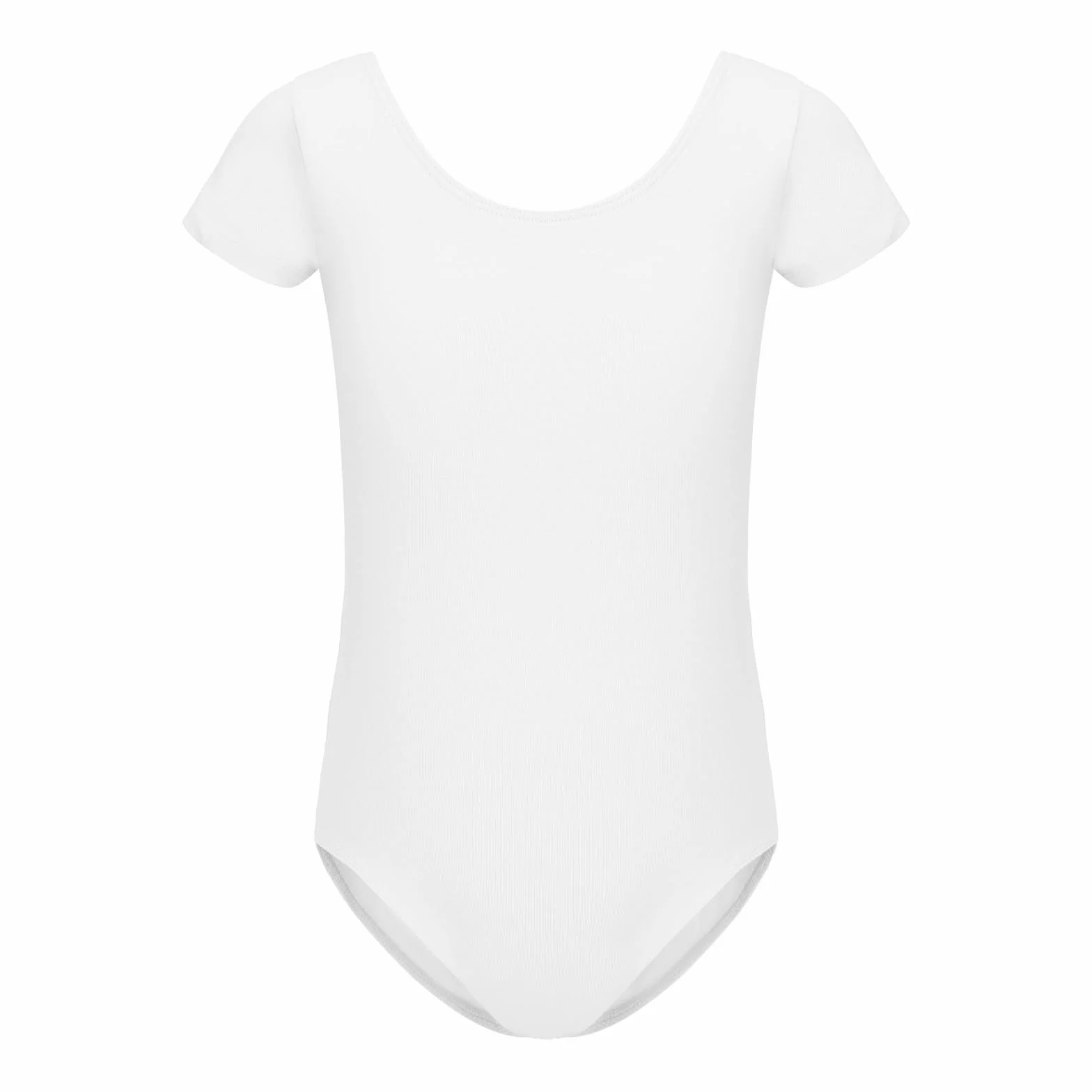 HIPPOSEUS Maillot de Ballet Danza para Niña Mangas Corta Leotardos Clásico Gimnasia Ritmica