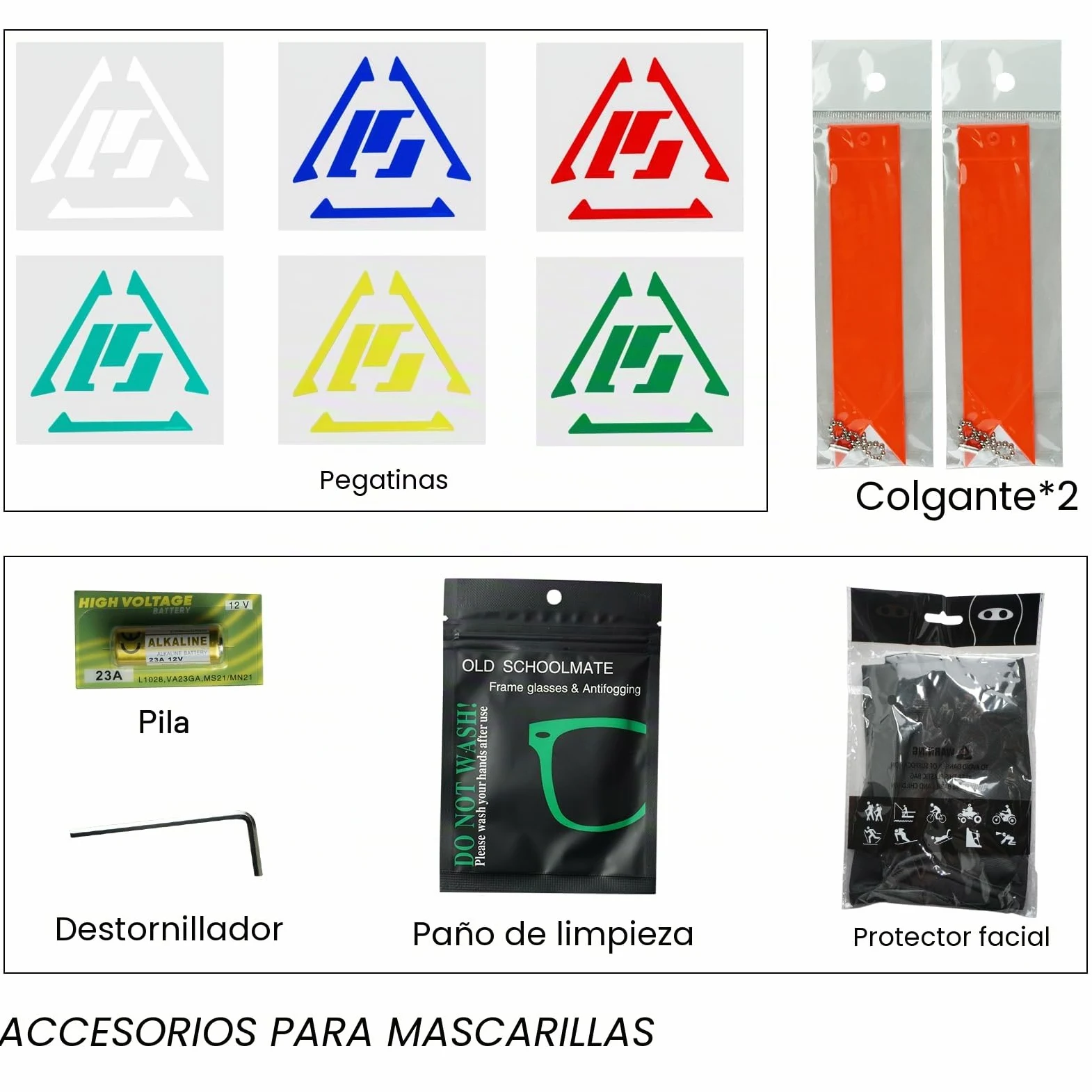 Marikito - Mascarilla LED punk para adultos, máscara ajustable con diseño de llamas - accesorio de disfraz futurista para Cosplay y Halloween