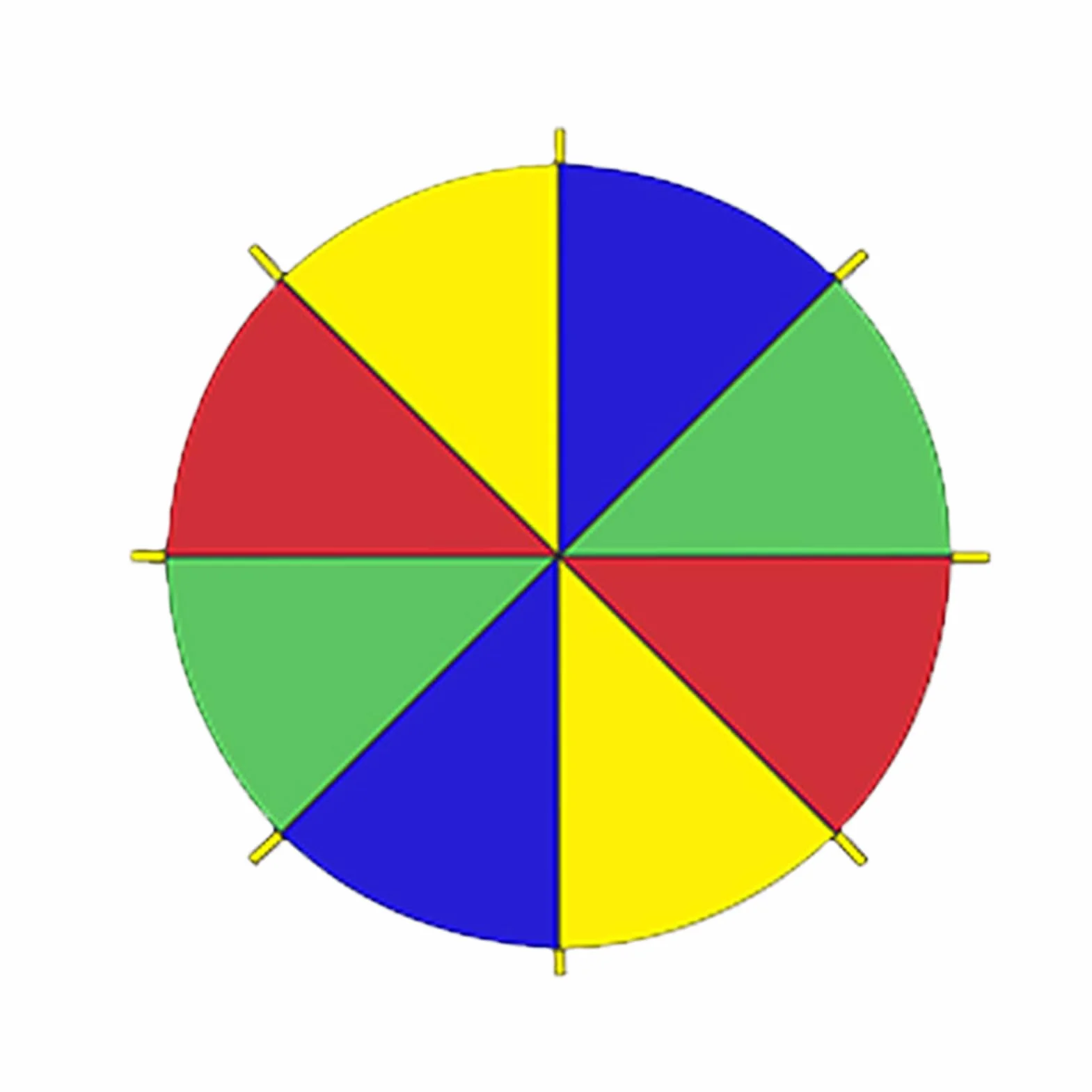 Paracaídas para niños, Rainbow Parachute,Coloridos niños en paracaídas con mangos | al aire libre, juegos de cooperación de carpa para la clase de gimnasio de la escuela primaria, patio traser