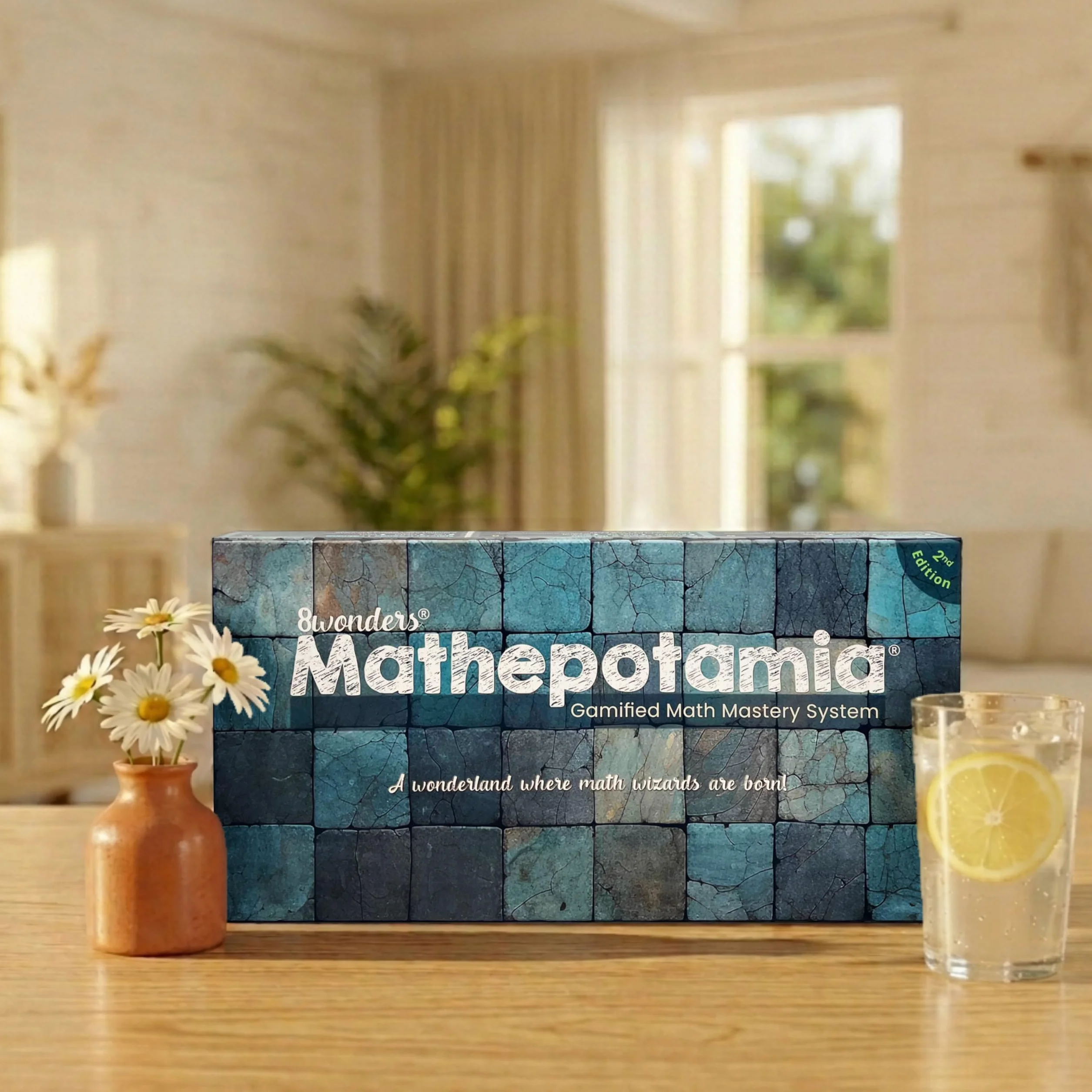 Mathepotamia Juego de matemáticas: cálculo y Tablas de multiplicar con 4 Niveles y 7 Modos para niños 5-9 años | Practicar matemáticas y cálculo Mental | Juego de Mesa Educativo Idea Regalo