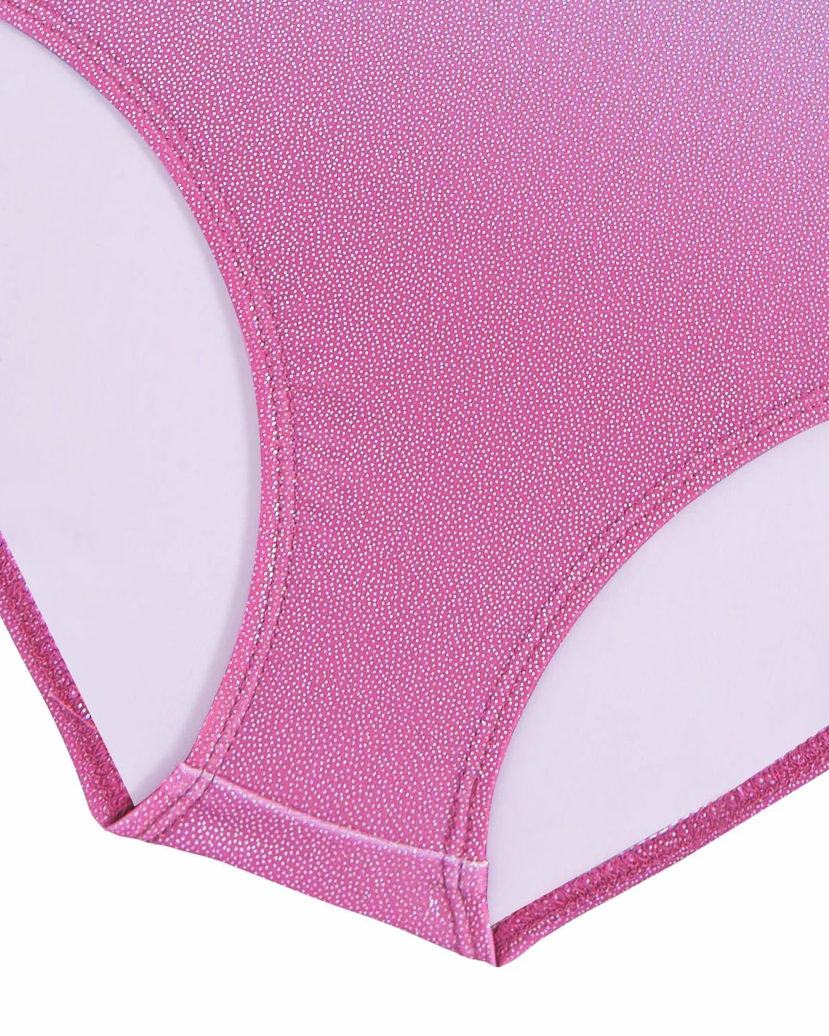 Gogokids Conjunto de gimnasia de 3 piezas para niñas, leotardos con lentejuelas degradadas y purpurina