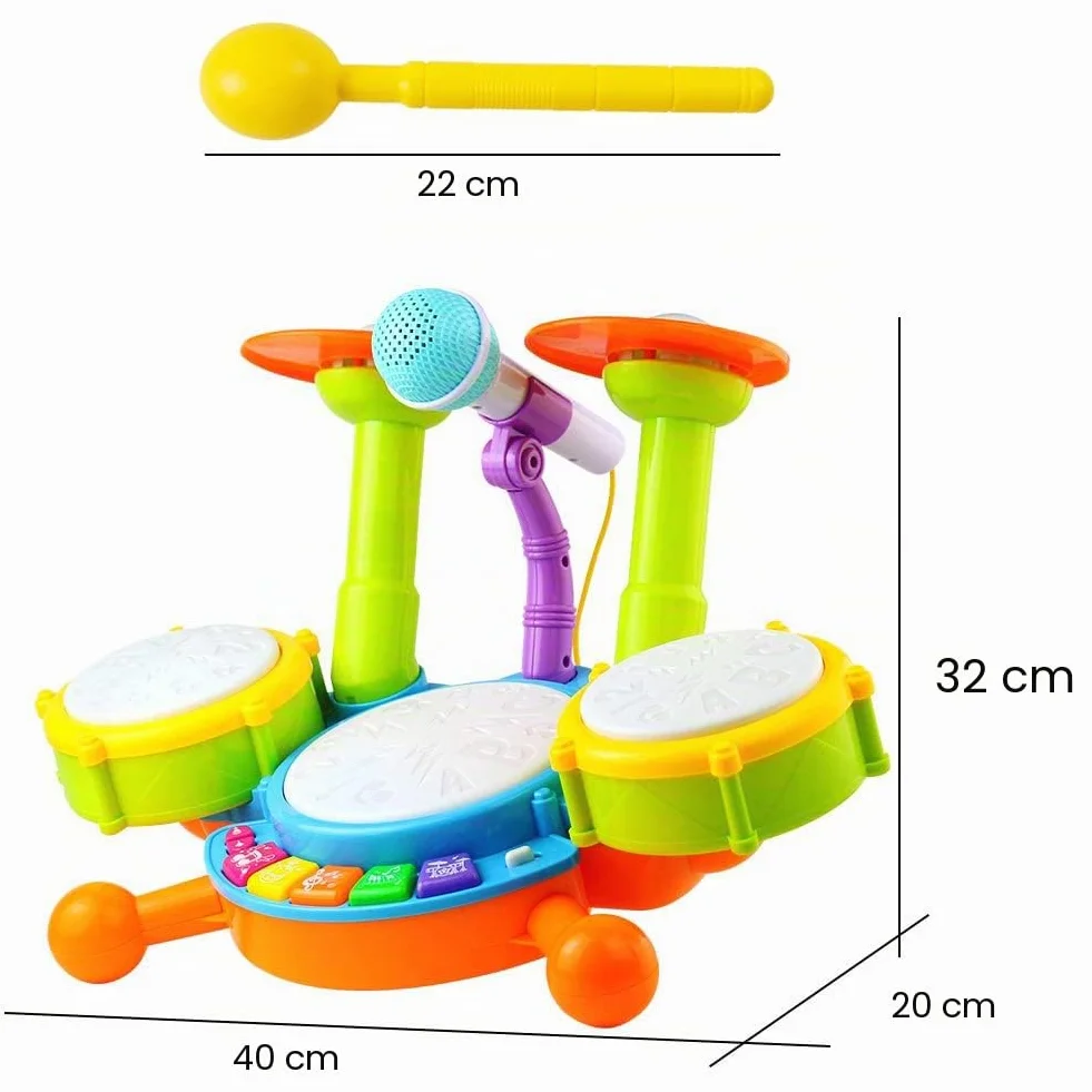 Juguetes Niños 1 Año - Bateria Ideas Regalo Niño 1 2 Año Tambor Infantil Instrumentos Musicales Juguetes Bebe 1 2 Años Ideas Regalo 1 Año Niños Niñas
