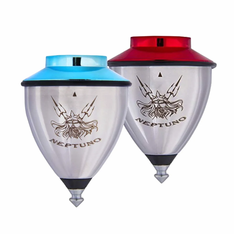 Trompo Neptuno Roller 1 unidad Metal, azul o roja, se envía aleatoriamente