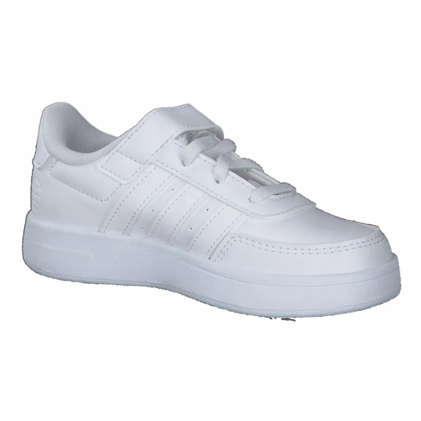 adidas Breaknet Lifestyle Court Elastic Lace and Top Strap Shoes, Cloud White/Grey One, 37 1/3 EU