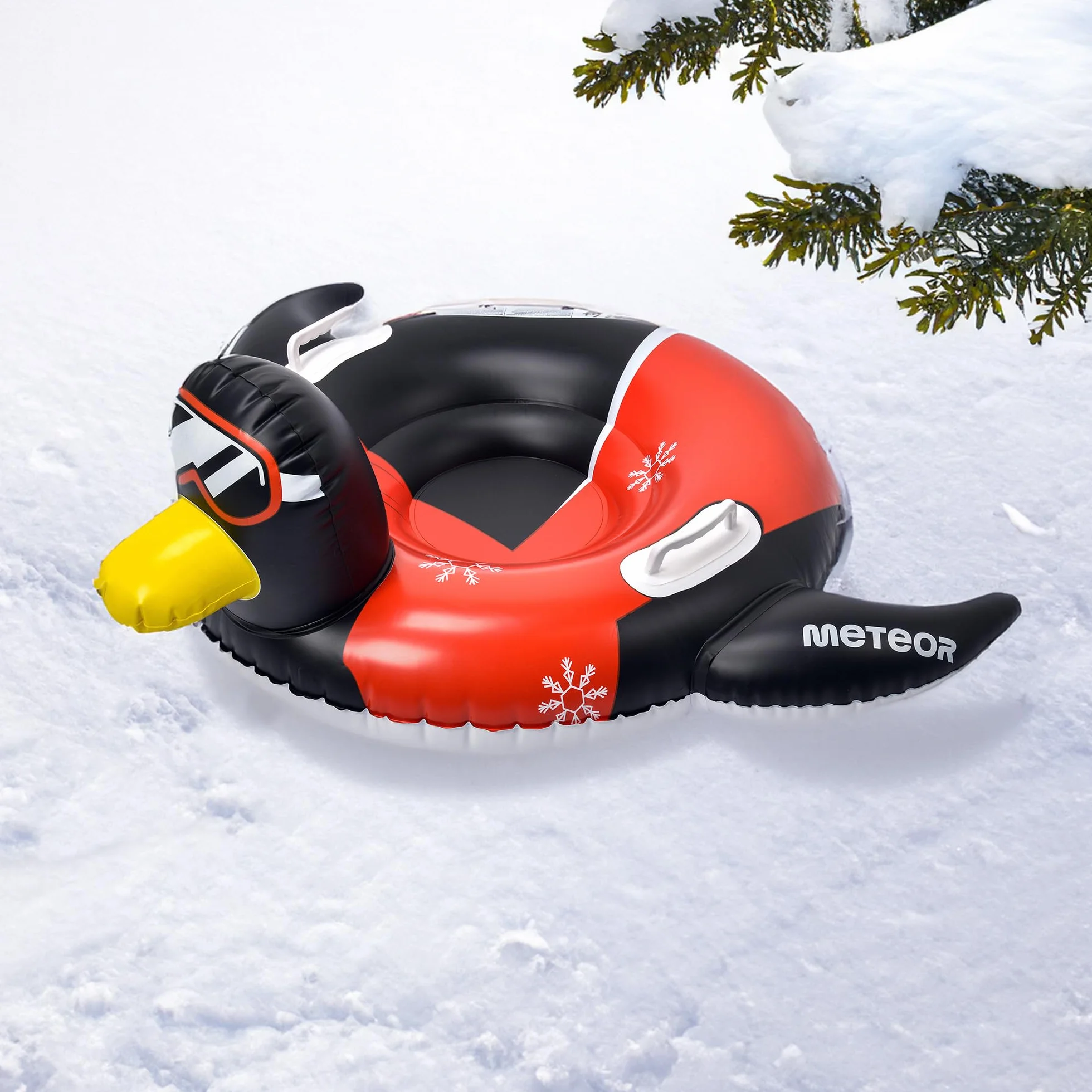 Meteor Trineo inflable Donut Snowrohr Juguetes para adultos y niños Actividad al aire libre
