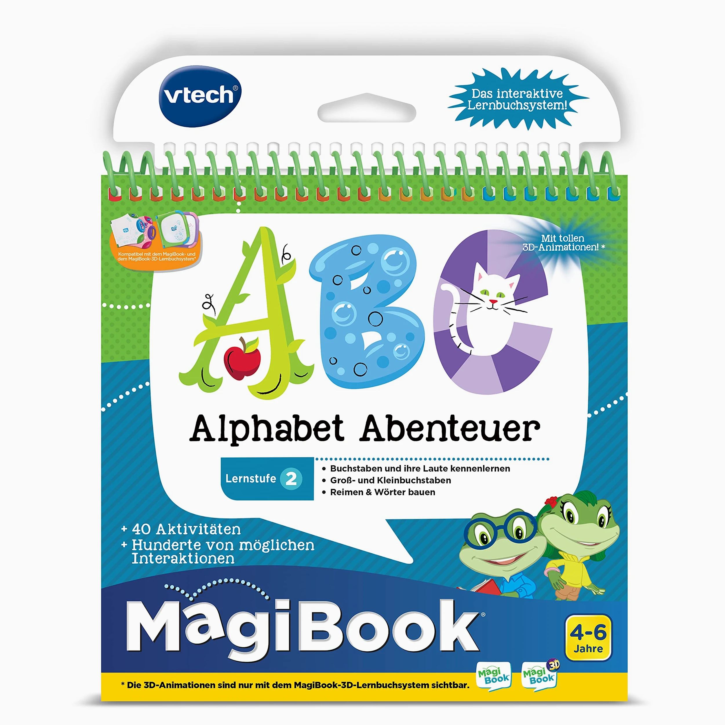 VTech MagiBook 80-480604 juego educativo - Juegos educativos (Multicolor, Preescolar, Niño/niña, 4 año(s), 6 año(s), Alemán) , color/modelo surtido