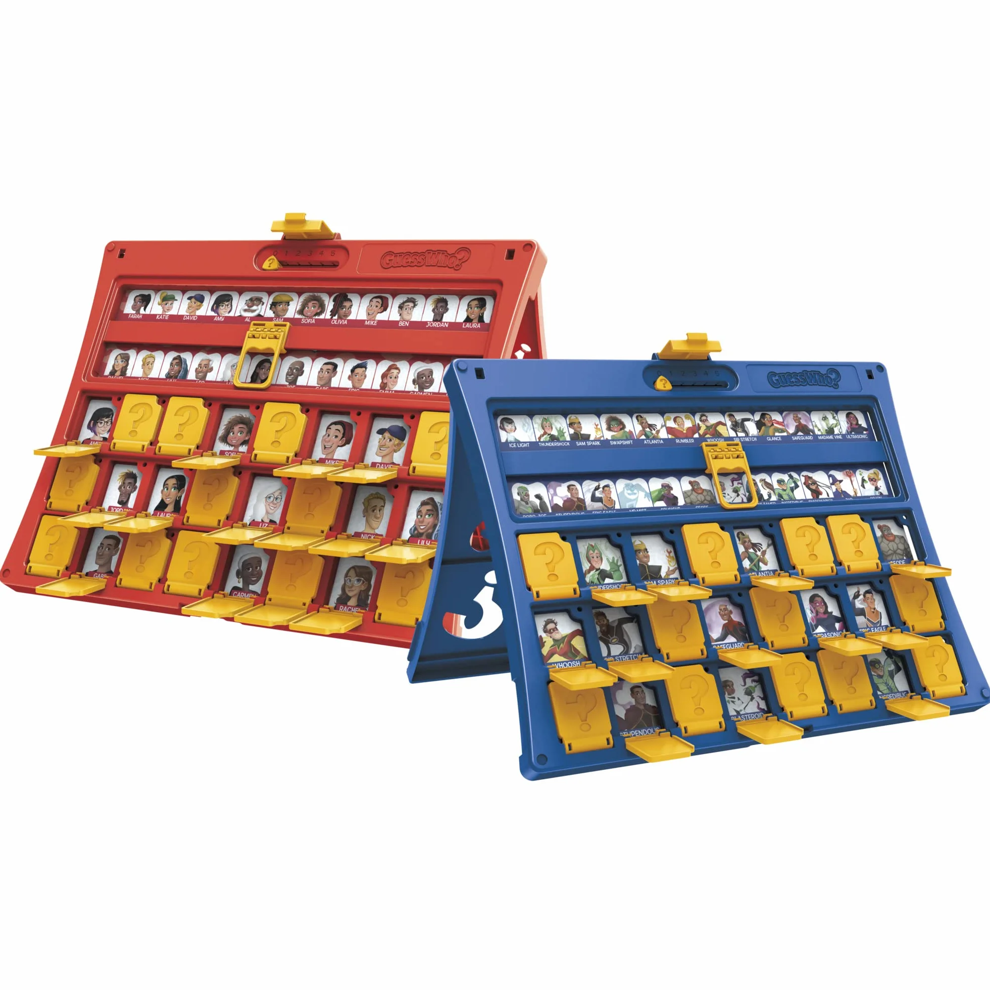 Hasbro Gaming ¿Quién Es Quién? Juego de Adivinar el Personaje y Superhéroes, Juego de Mesa para Jugar con Amigos y Familia para 2 Jugadores, Niños y Niñas de 6 Años o Más