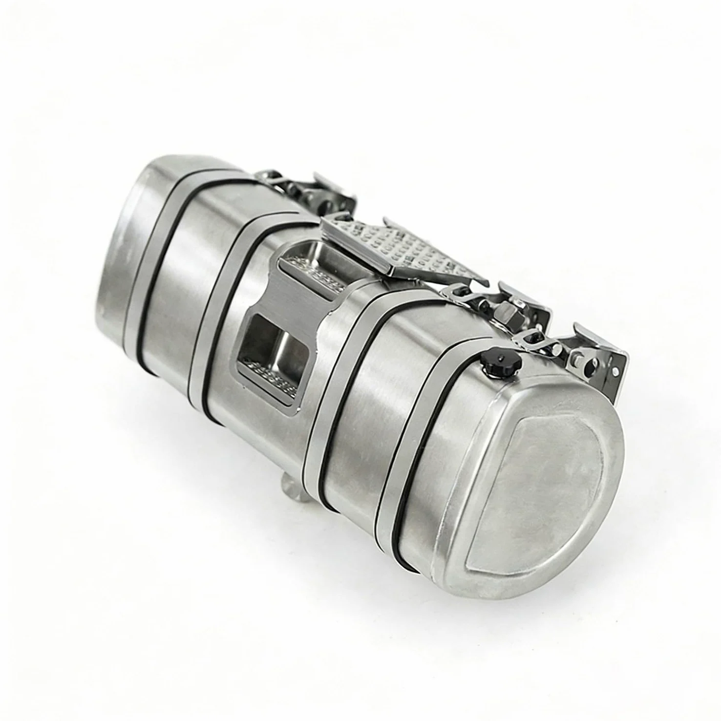 Lesu - Tanque de metal de 150 mm para 1/14 RC para Tamiyay Fh16 Tractor Truck Trailer Model