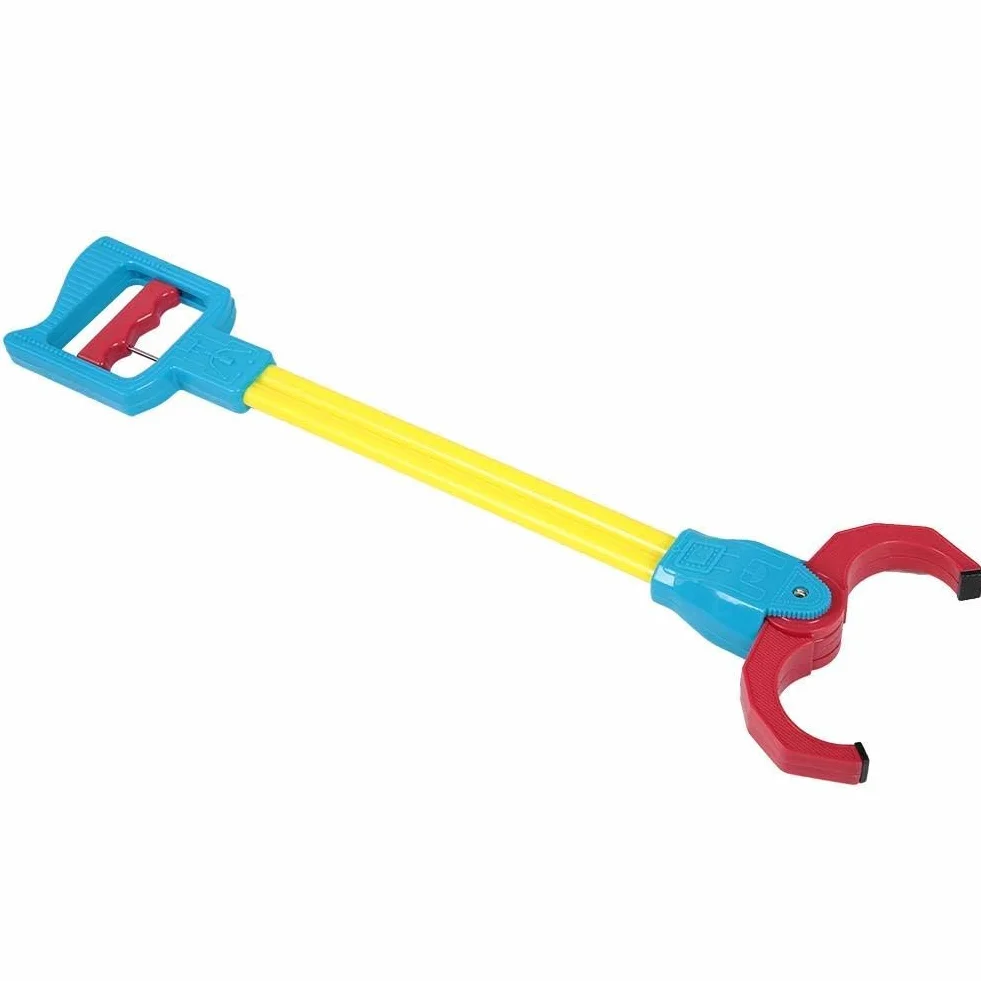 Grabber spielzeug, Kinder Roboter Arm klaue spielzeug erreichen Grabbing Stick Kinder intelligenz spielzeug(Gelb)