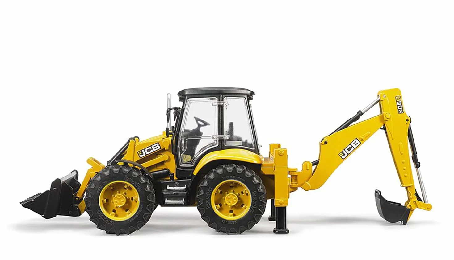 bruder 02454 - JCB 5CX eco Backhoe - 1:16 Vehículo de construcción, Obra, Pala, Retroexcavadora, Trabajador, bworld, Máquina de construcción, Toy