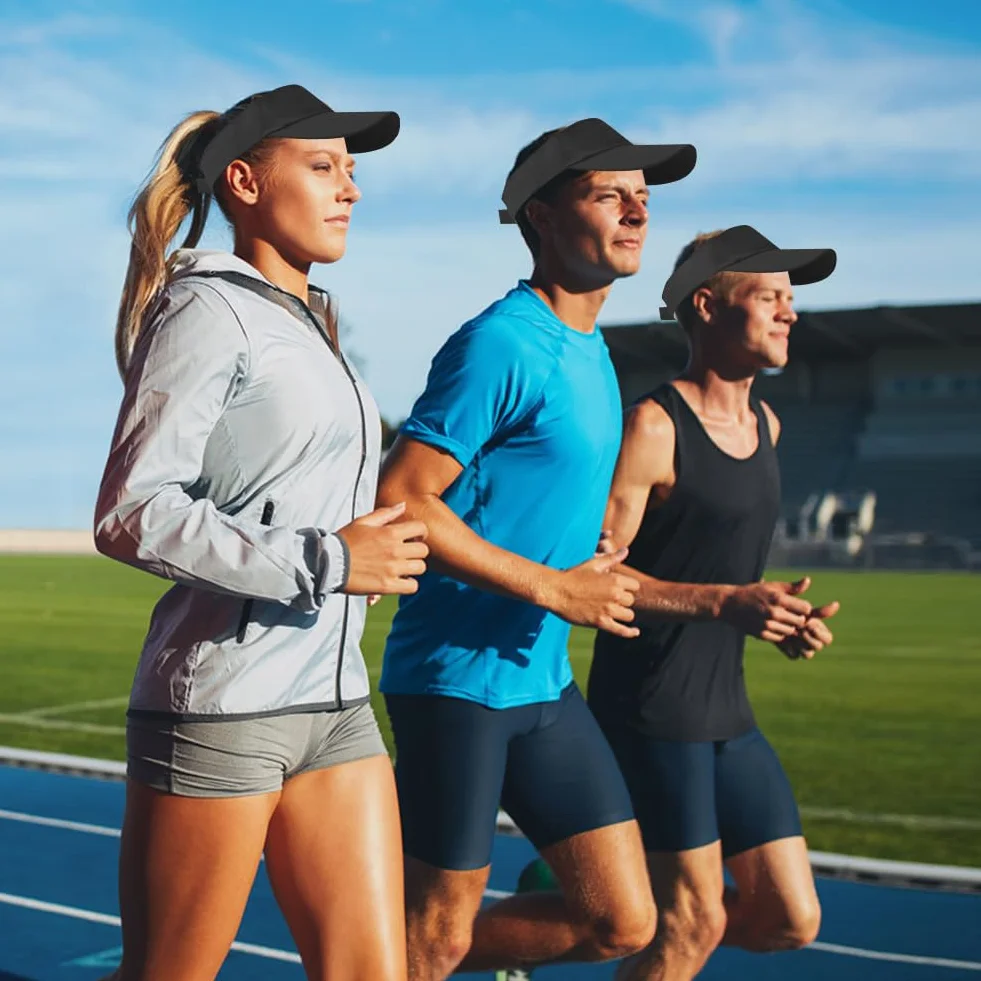 Aomig Viseras para Mujer, Sombrero Verano Transpirable Ajustable, Gorra Unisex de Malla para Running Beisbol Tenis Golf