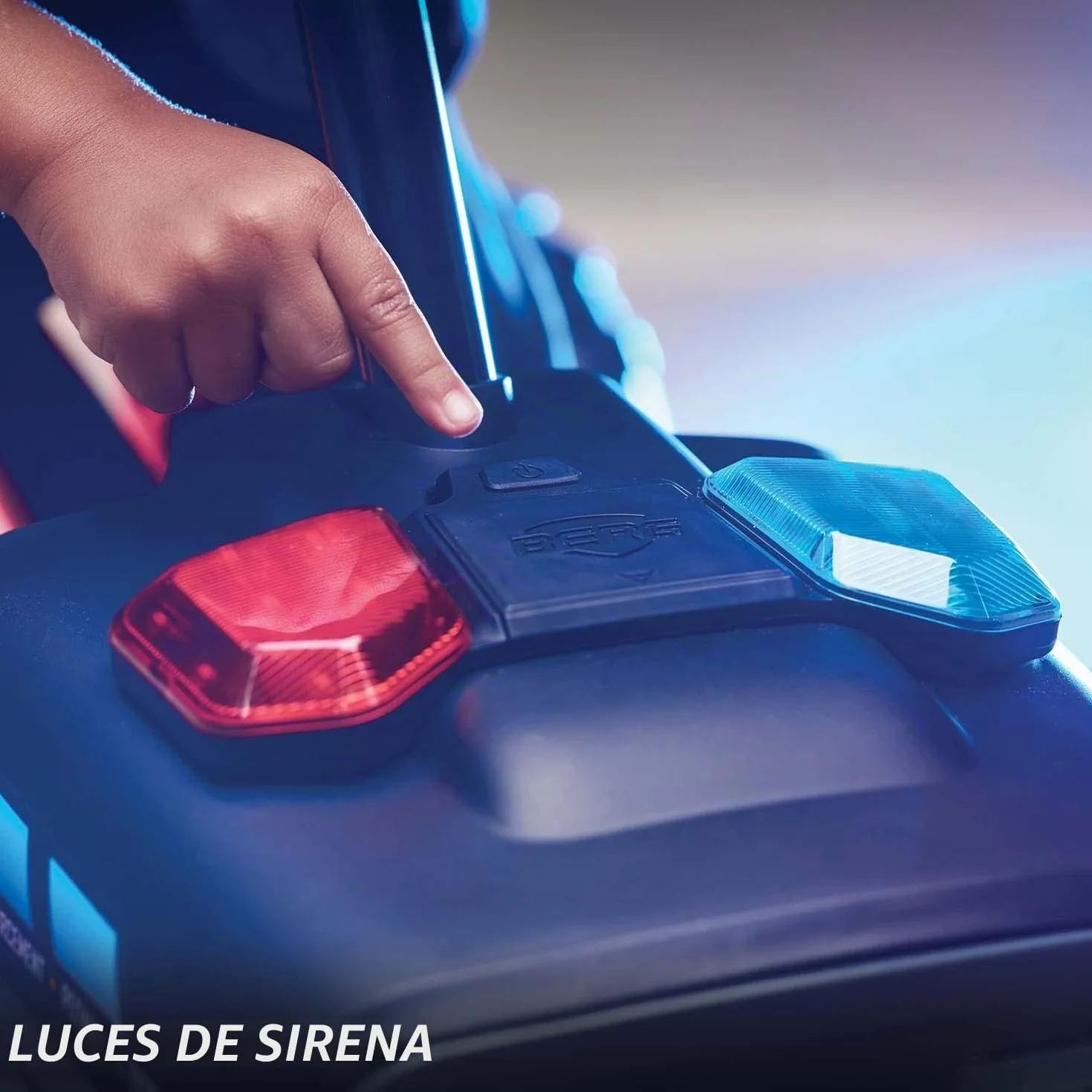 BERG Kart a Pedales Buzzy Police | 2-6 años, cuadro resistente, asiento regulable, volante regulable