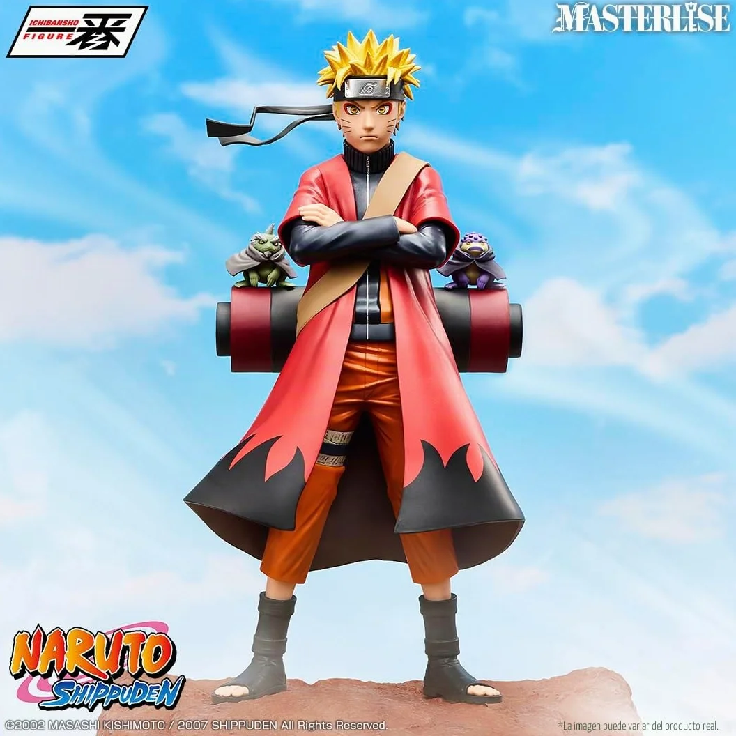 Ichibansho Figura Naruto Uzumaki (Sage Mode) Naruto - A Bridge Between The Lament of Samsara and Peace - Masterlise 24cm IS69026 Multicolor - Figura Coleccionable - Ideal para los Fanaticos del Anime