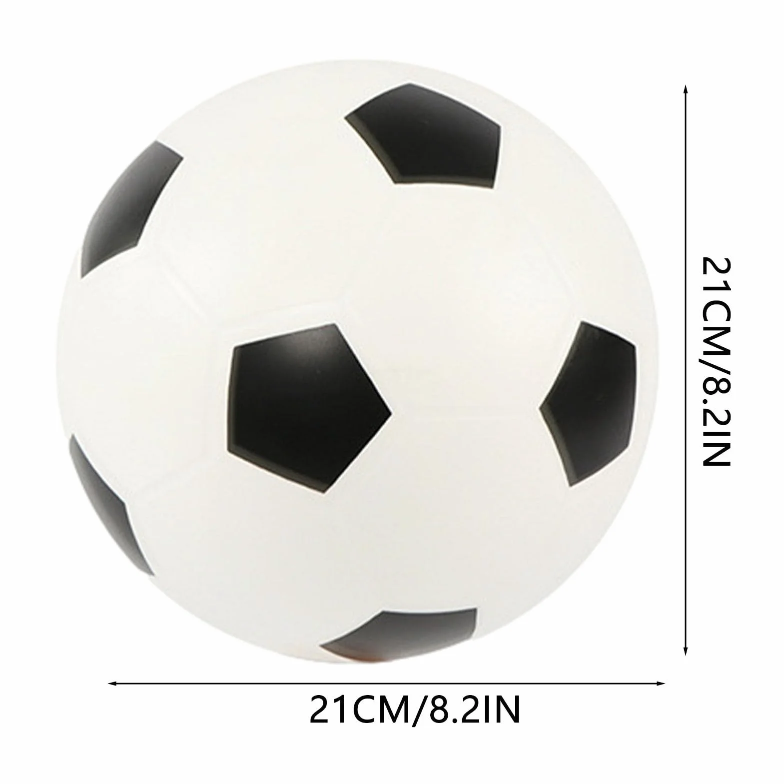 Balón de fútbol de 21 cm para interiores, de esponja silenciosa de alta densidad, pelota de espuma F suave para niños y niñas, pelota de rebote sin ruido, pelotas de fútbol de espuma F para exteriores