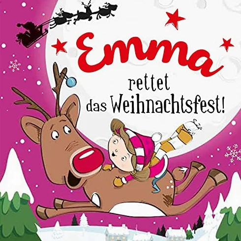 Libro de Navidad con nombre – Tu historia de Navidad personal con nombre Emma